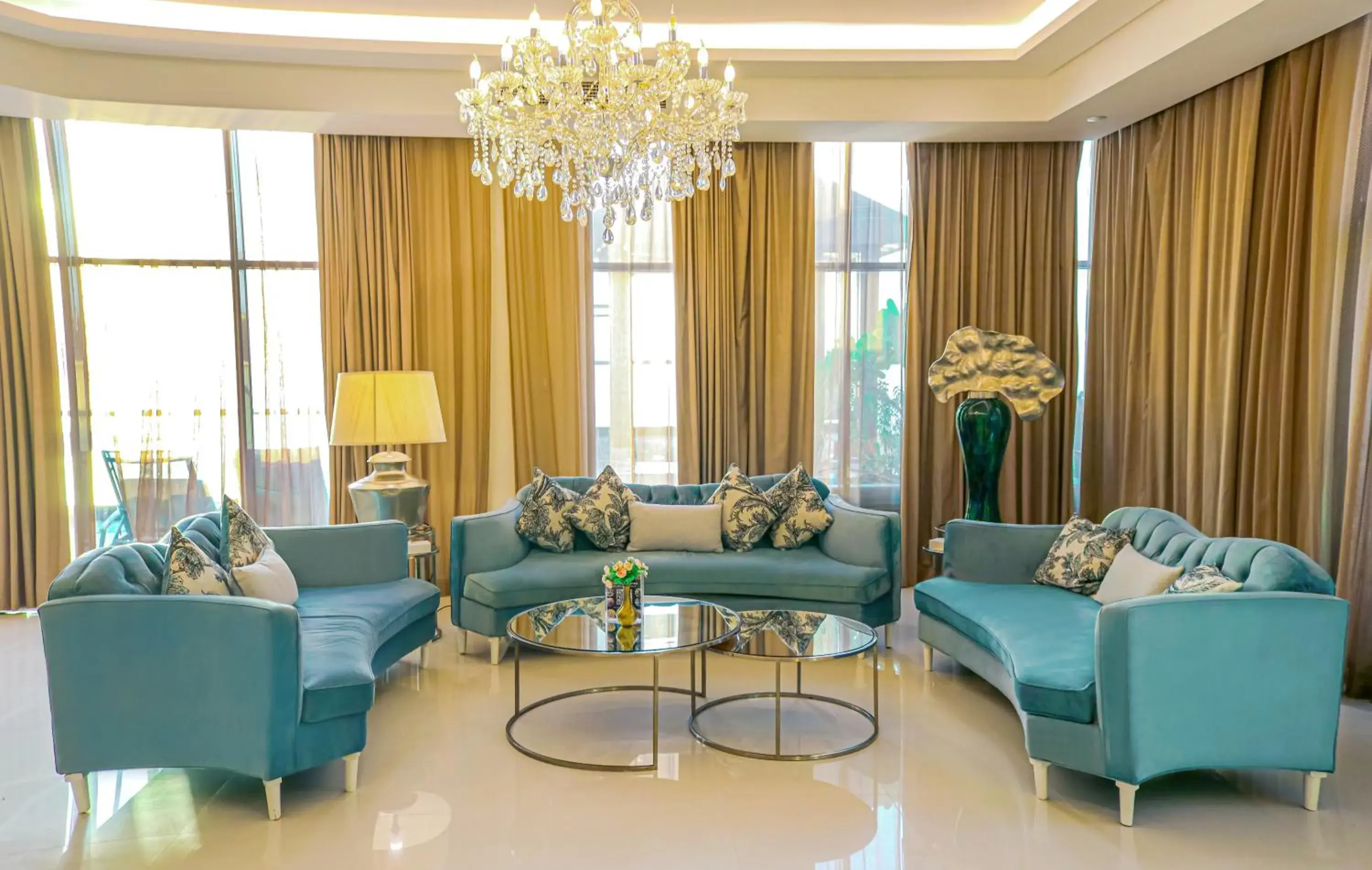 Living room, Seating Area in Lagoona Beach Luxury Resort And Spa