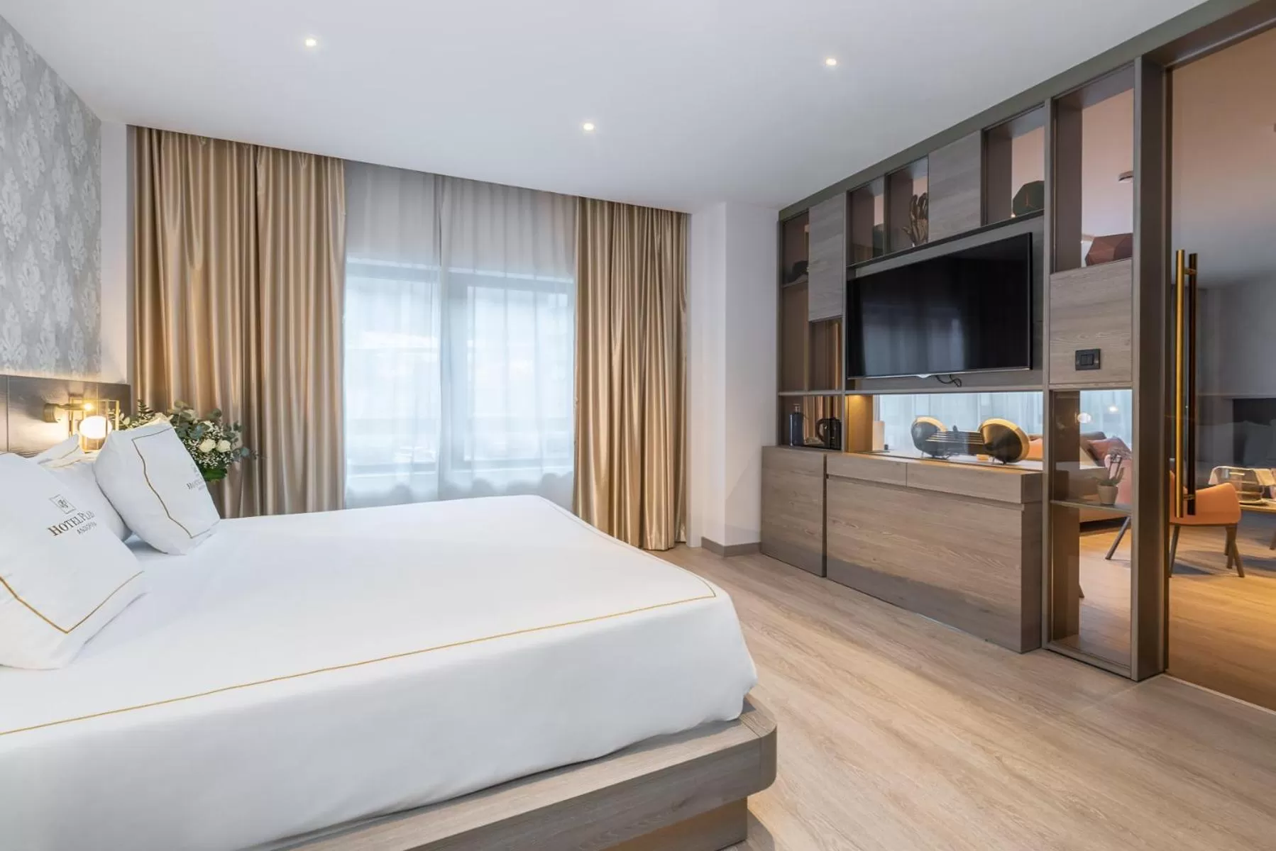 Bed in Grand Plaza Hotel & Wellness