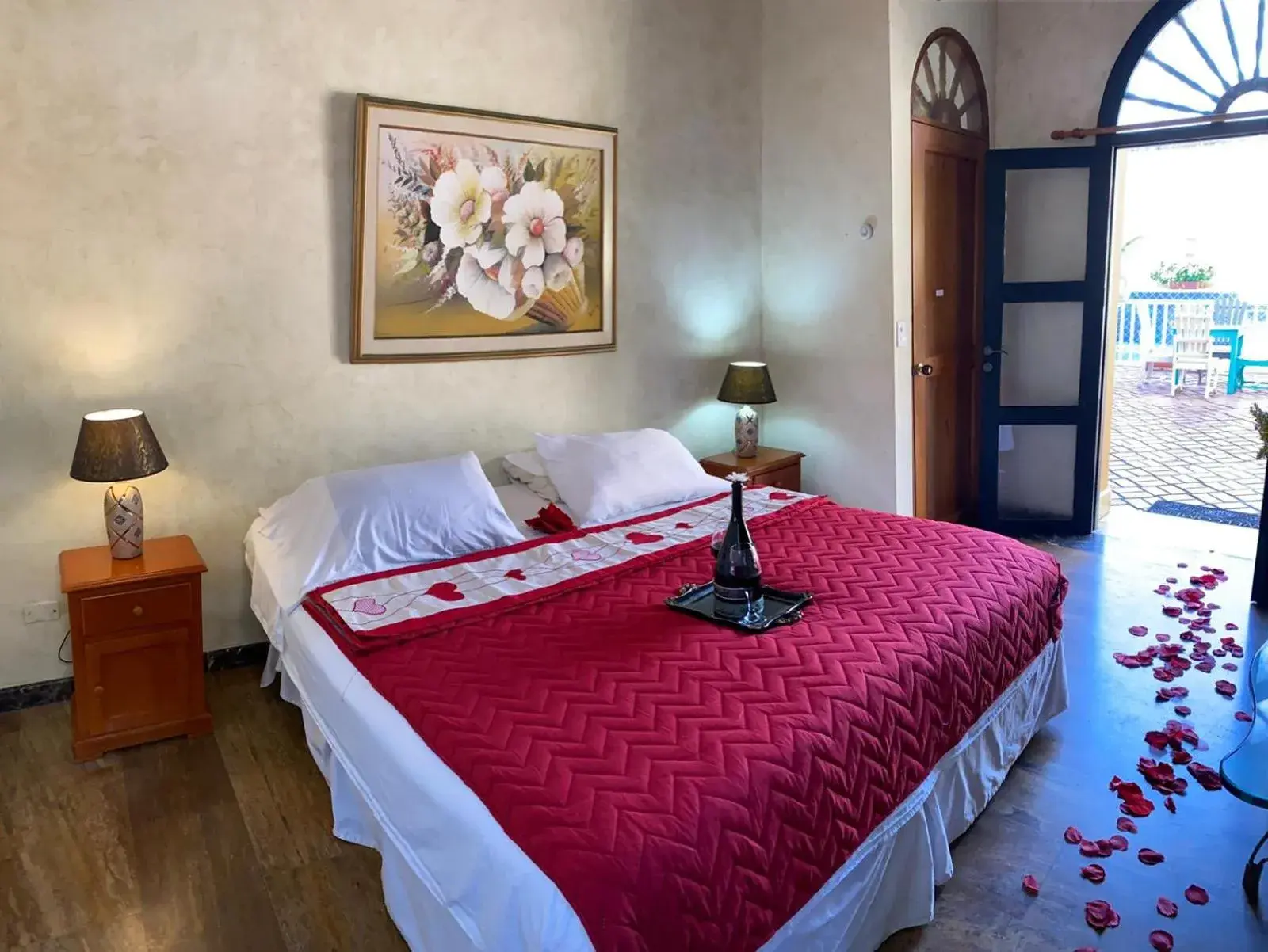 Bed in Hotel Boutique Castillo Ines Maria