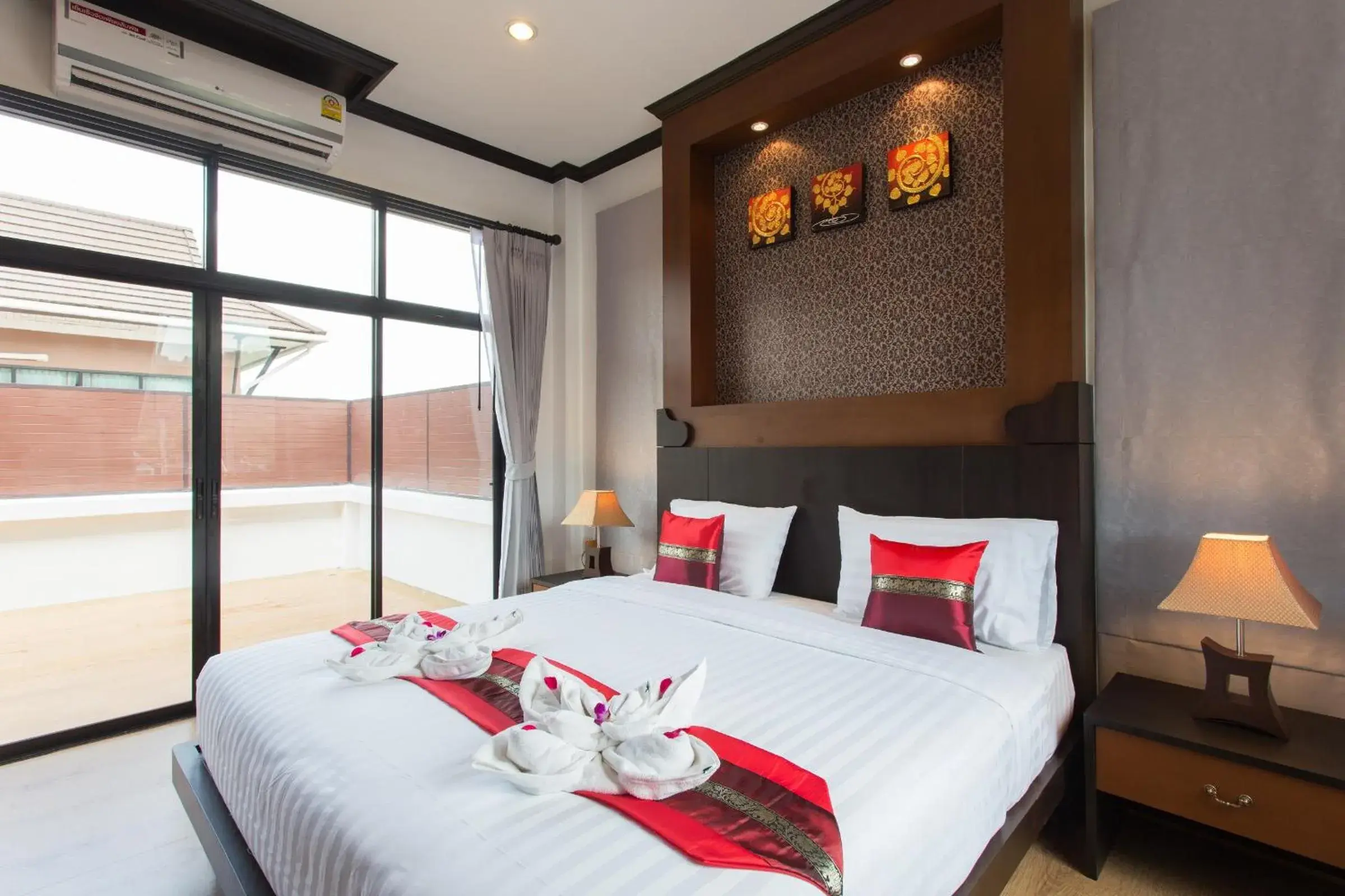 Bed in The Best Aonang Villas