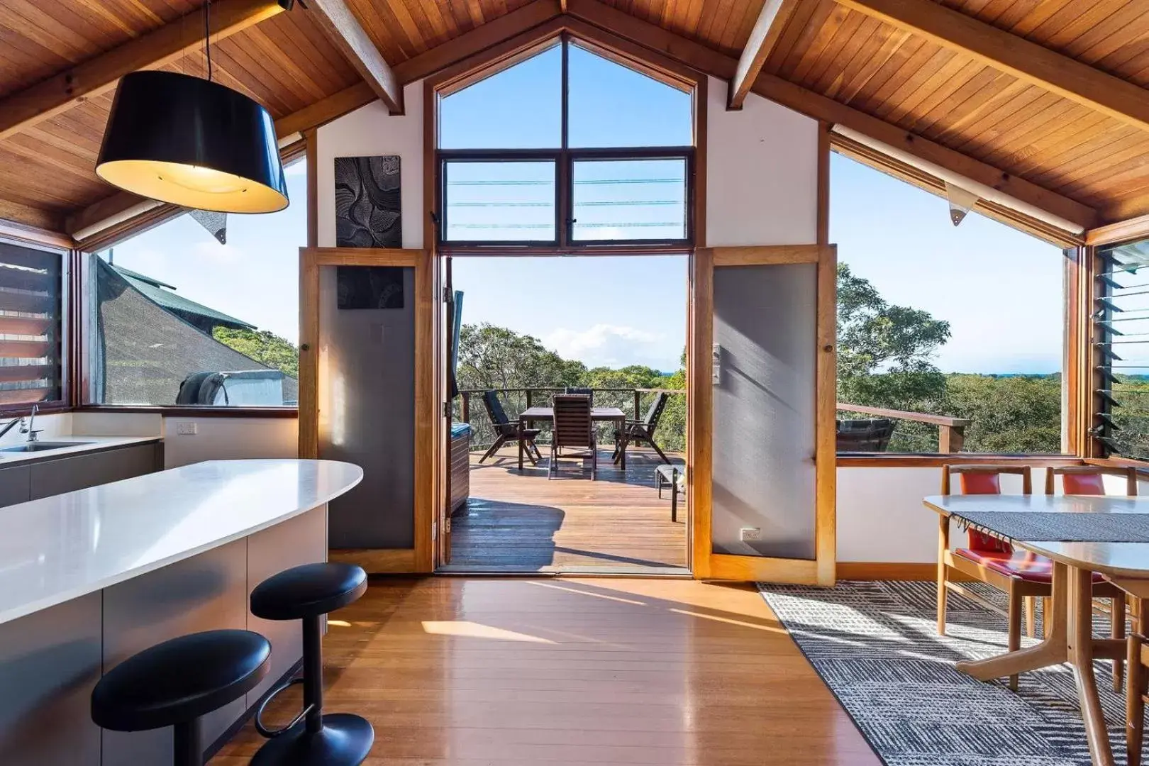 Dining area in The Oasis Apartments and Treetop Houses