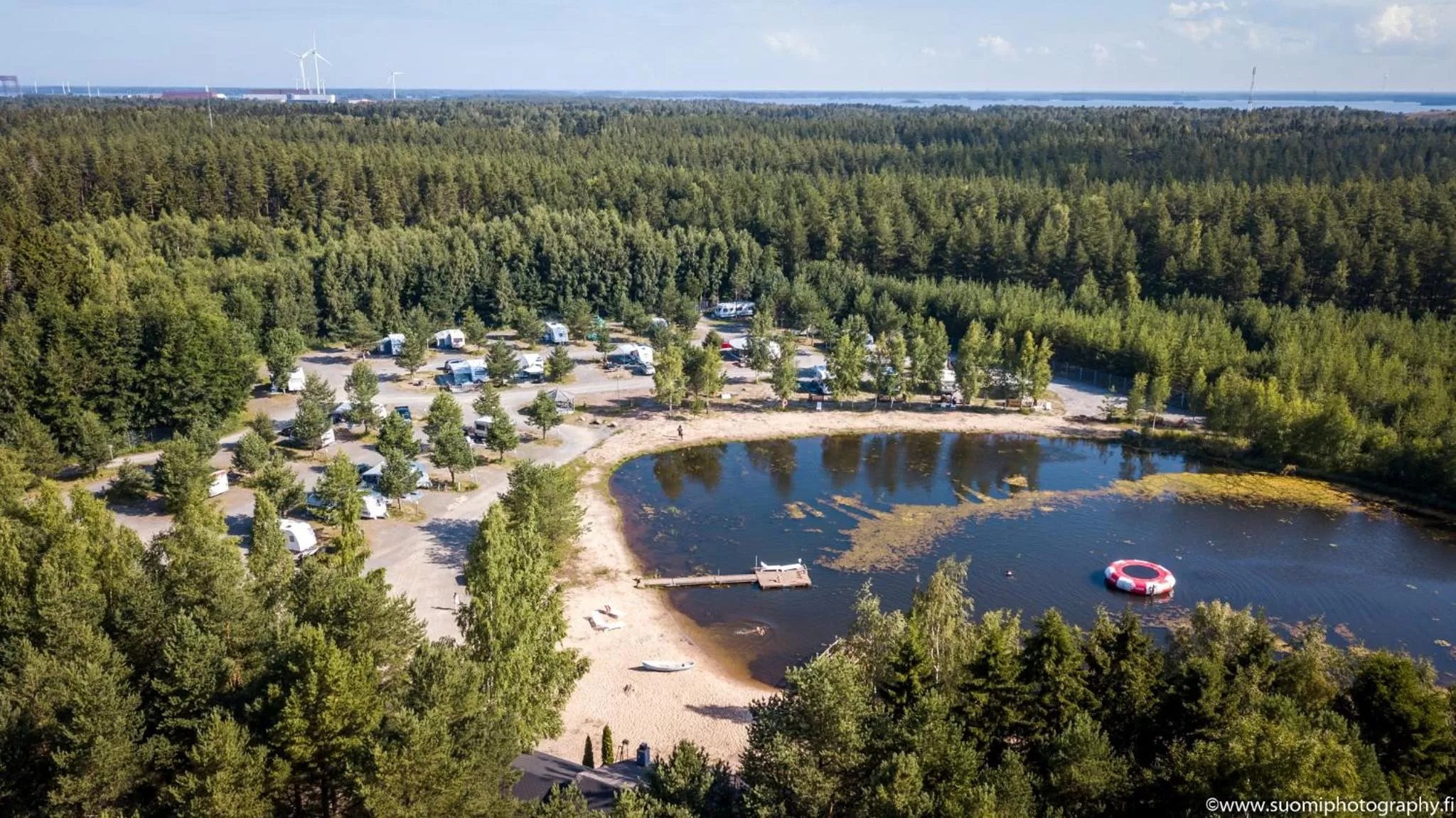 Property building in Yyteri Holiday Cottages