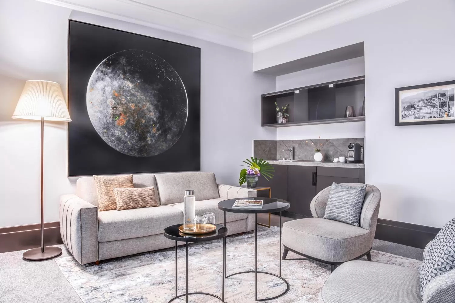 Living room in Villars Palace