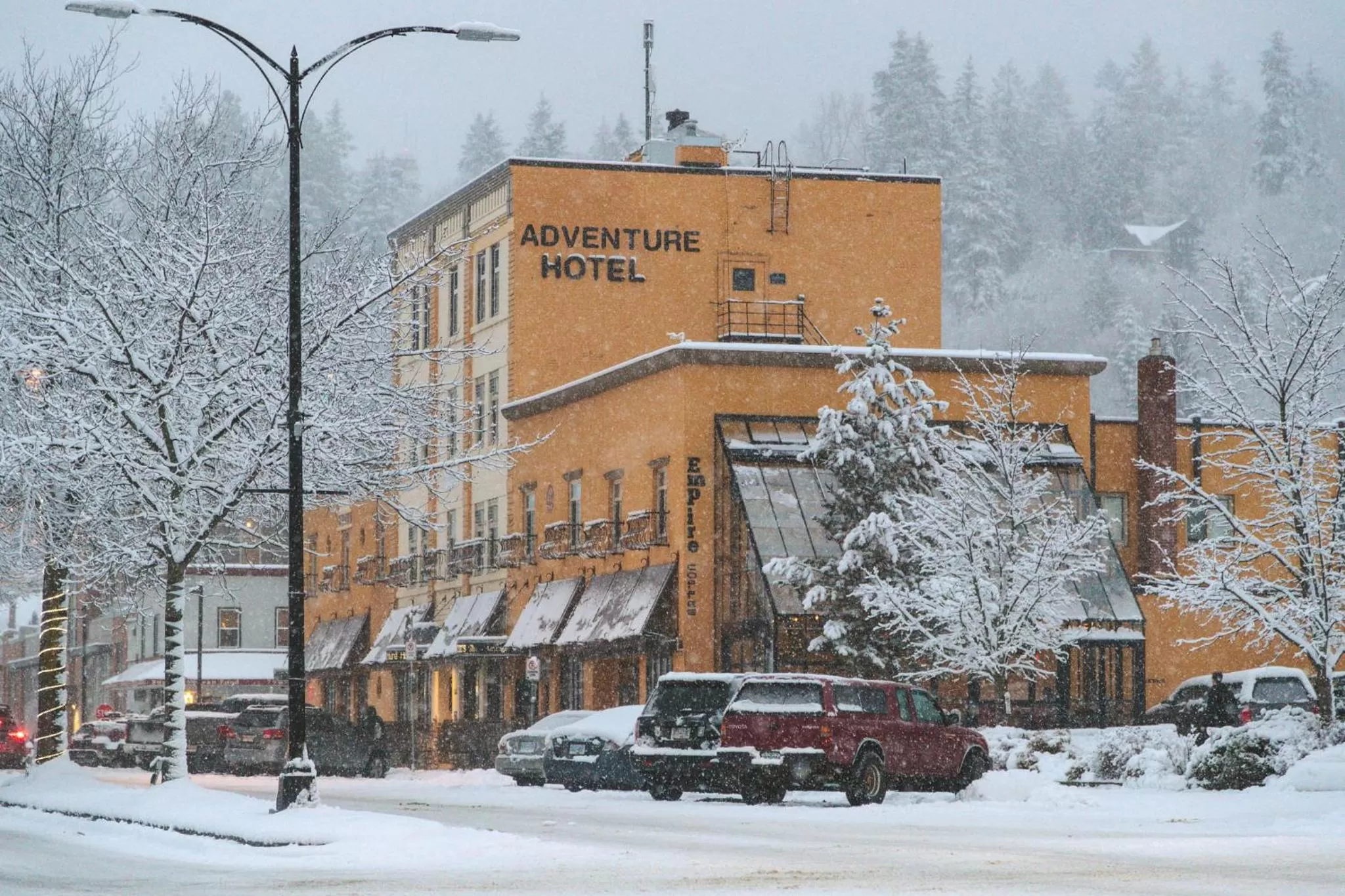 Property building in Adventure Hotel