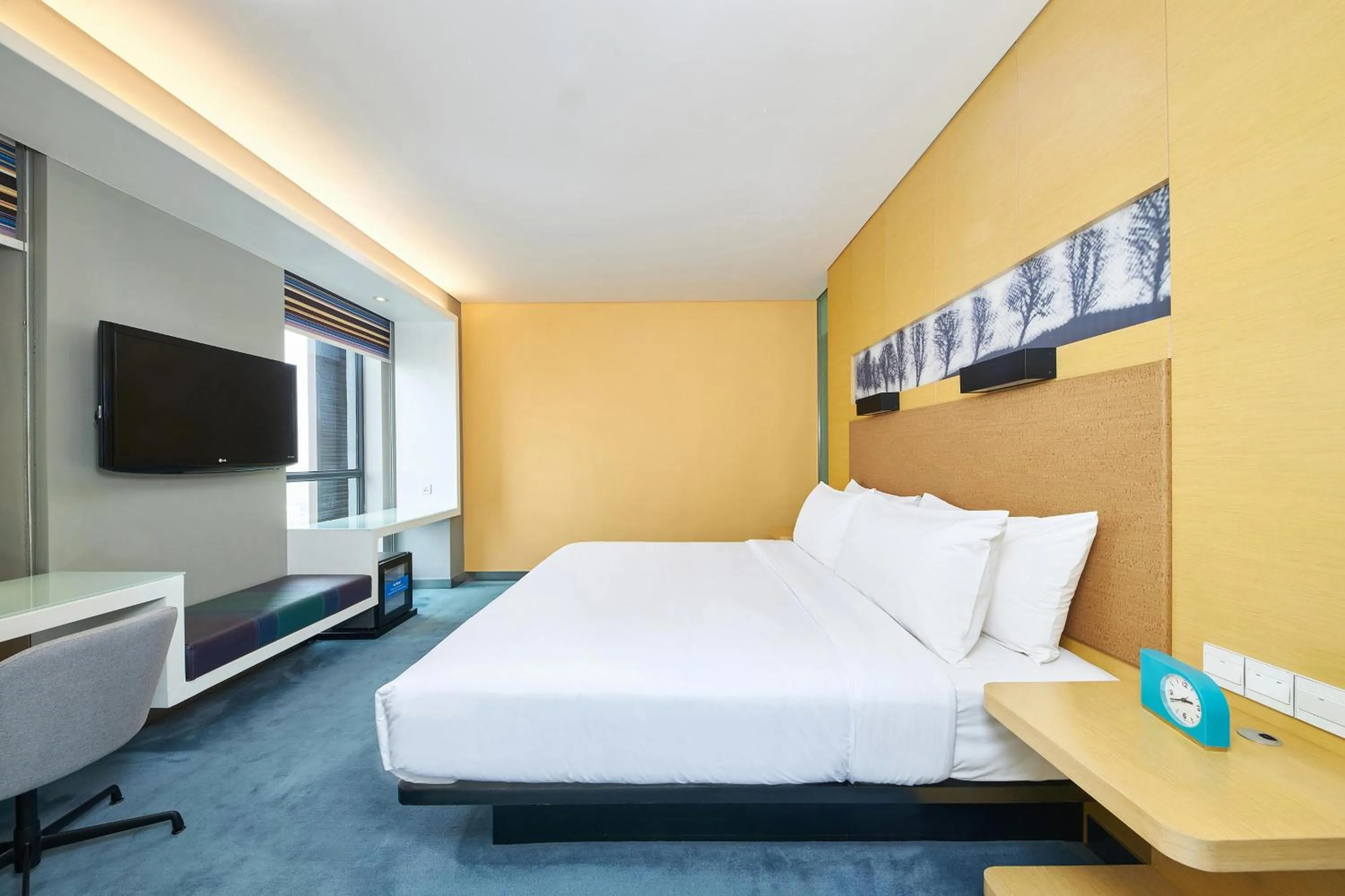Photo of the whole room, Bed in Aloft Zhengzhou Shangjie