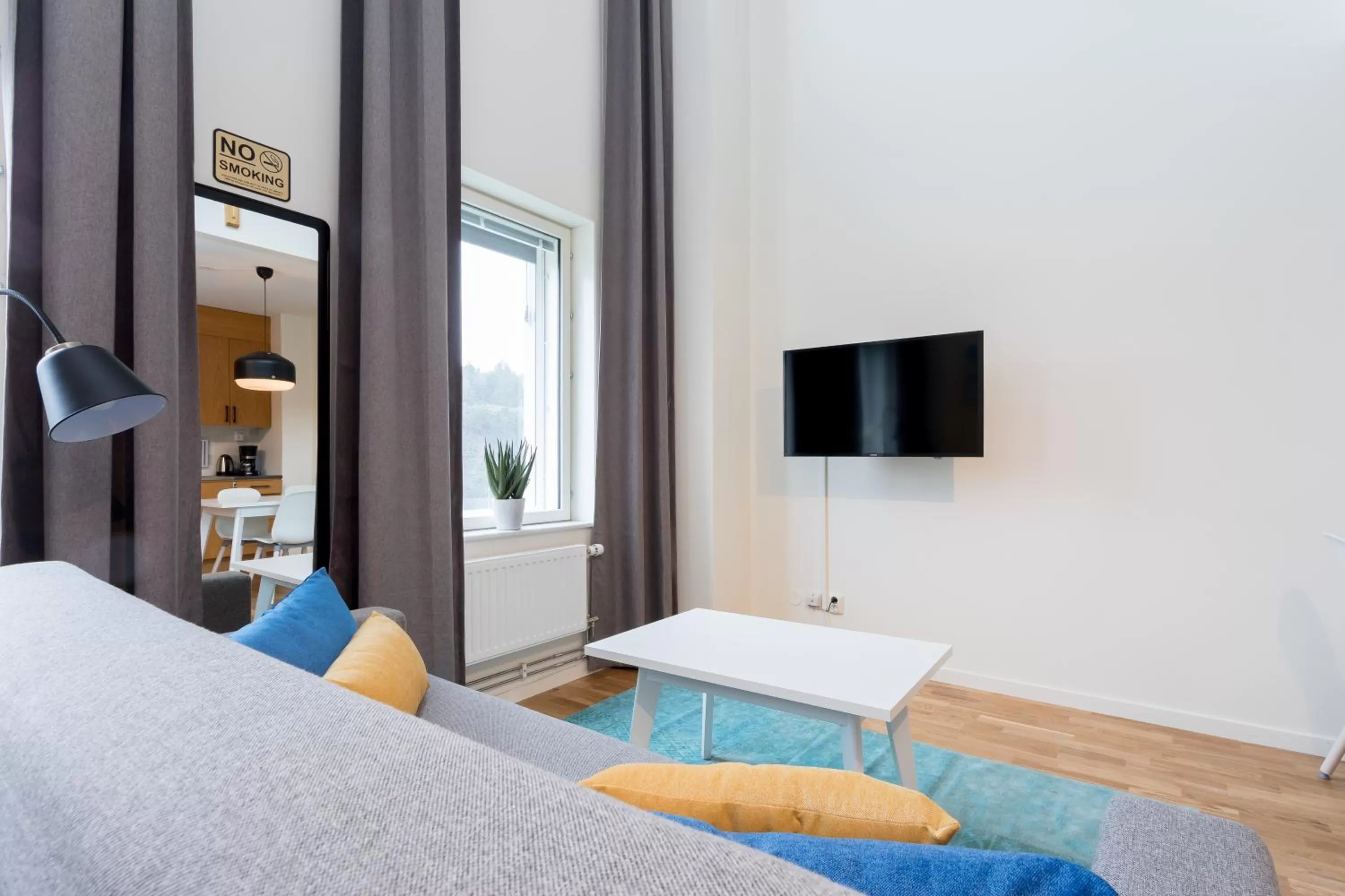 TV and multimedia, Bed in ApartDirect Hammarby Sjöstad