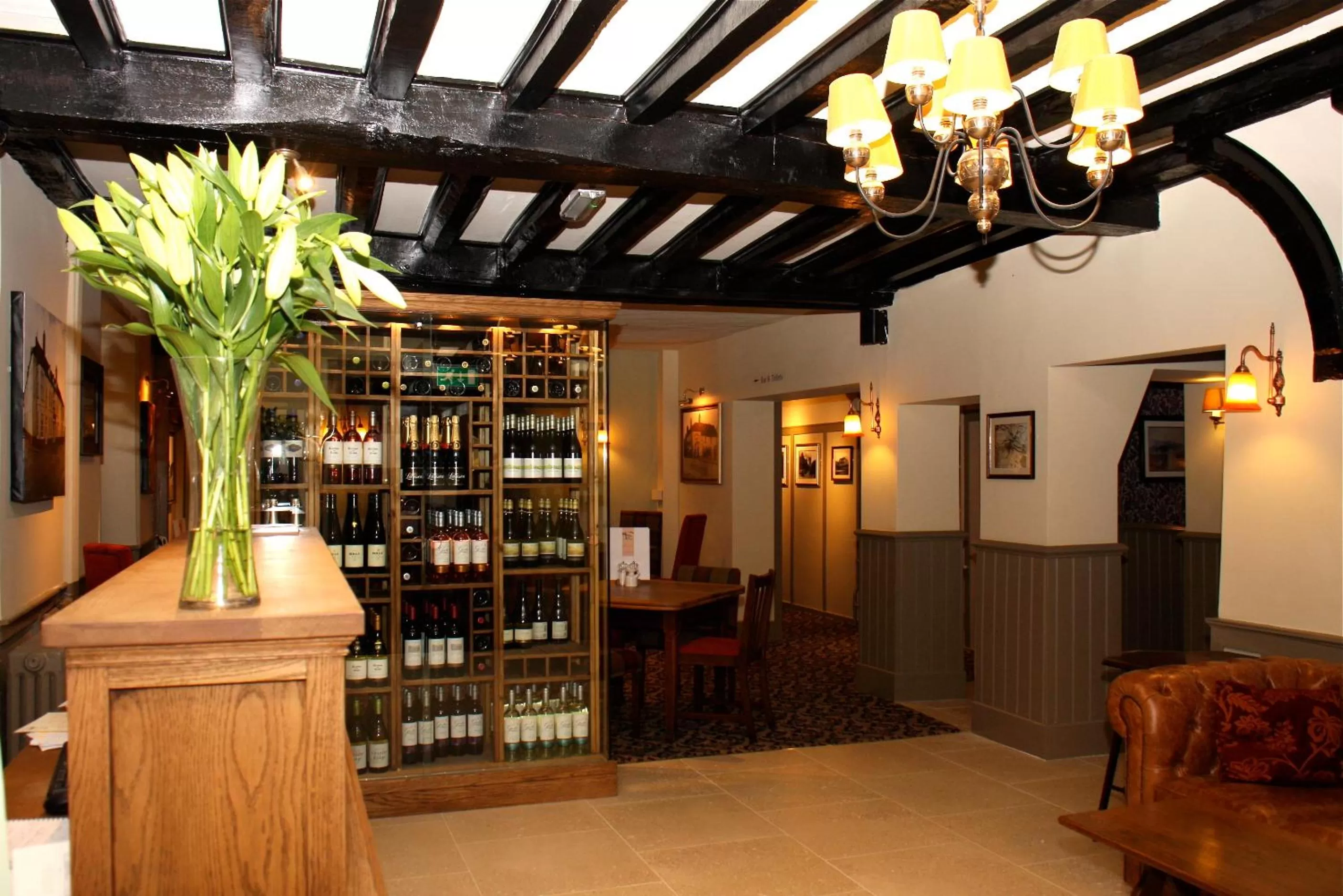 Lounge or bar in The Bear Hotel by Greene King Inns