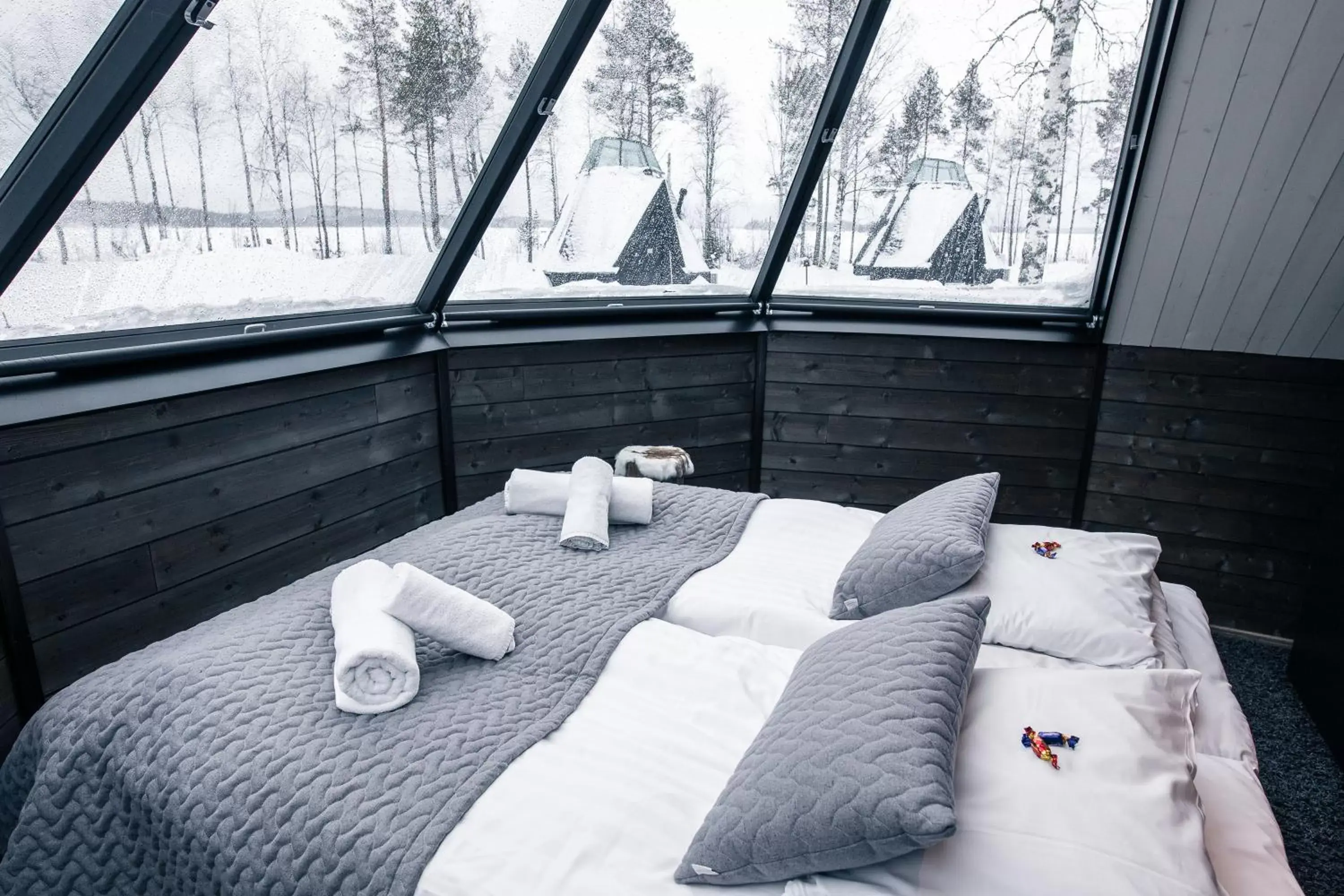 Bed in Apukka Resort