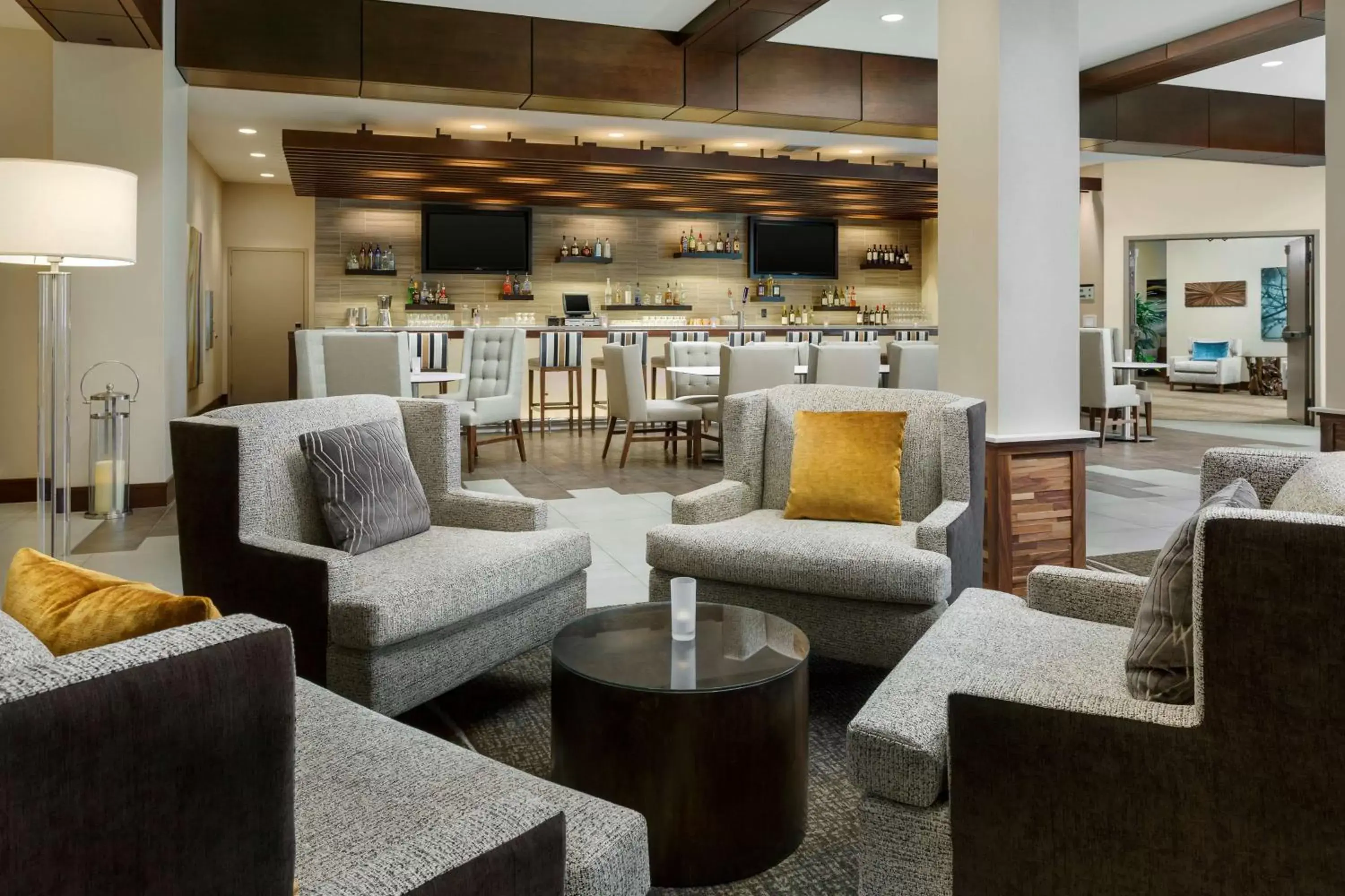 Lobby or reception, Lounge/Bar in Hilton Garden Inn Palo Alto