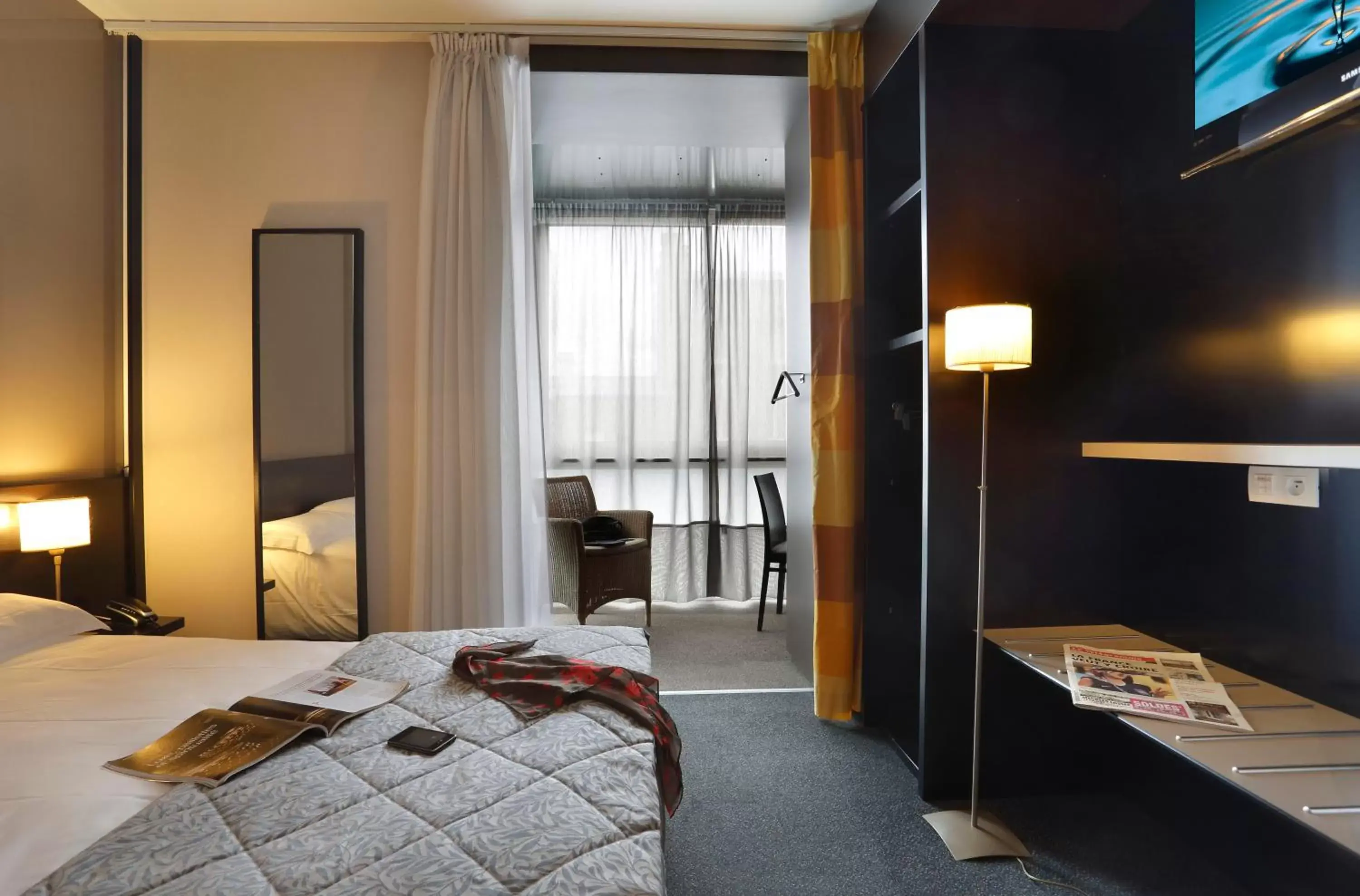 Comfort Single Room in La Paix Hôtel Contemporain Brest centre ville