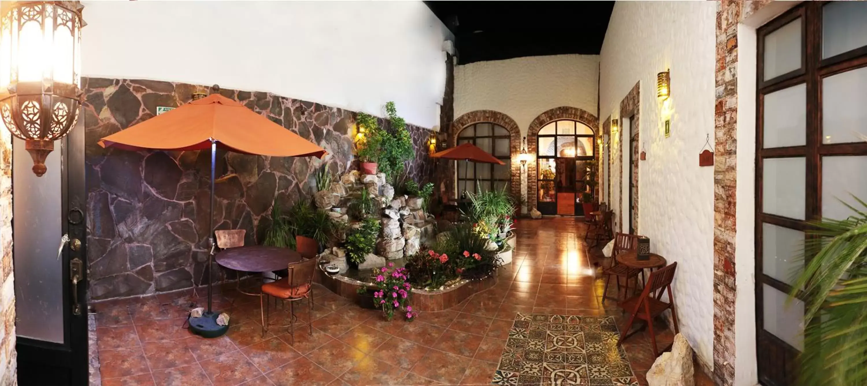 Patio in Hotel Boutique Casona Cantera