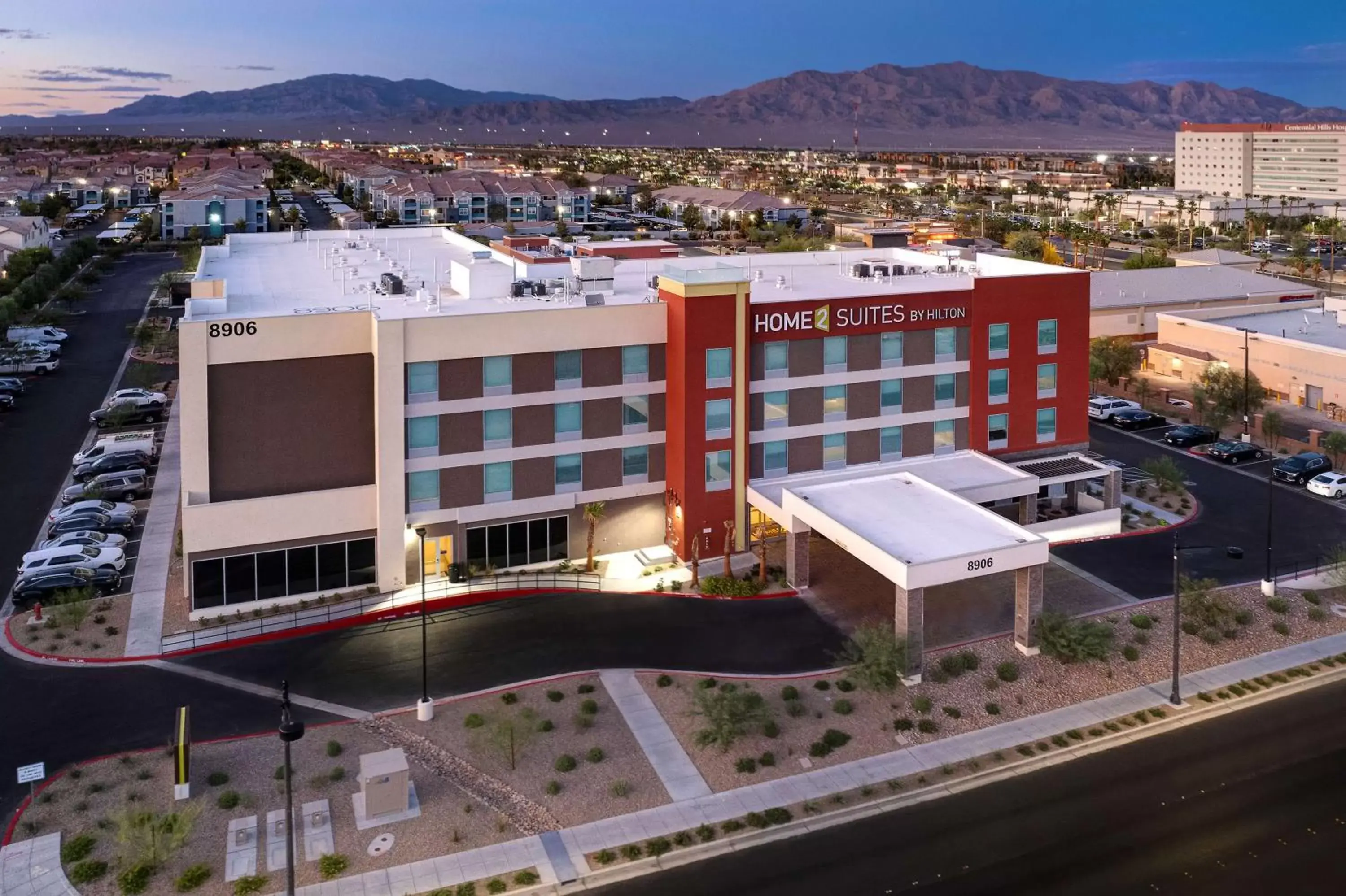 Property building, Bird's-eye View in Home2 Suites By Hilton Las Vegas Northwest