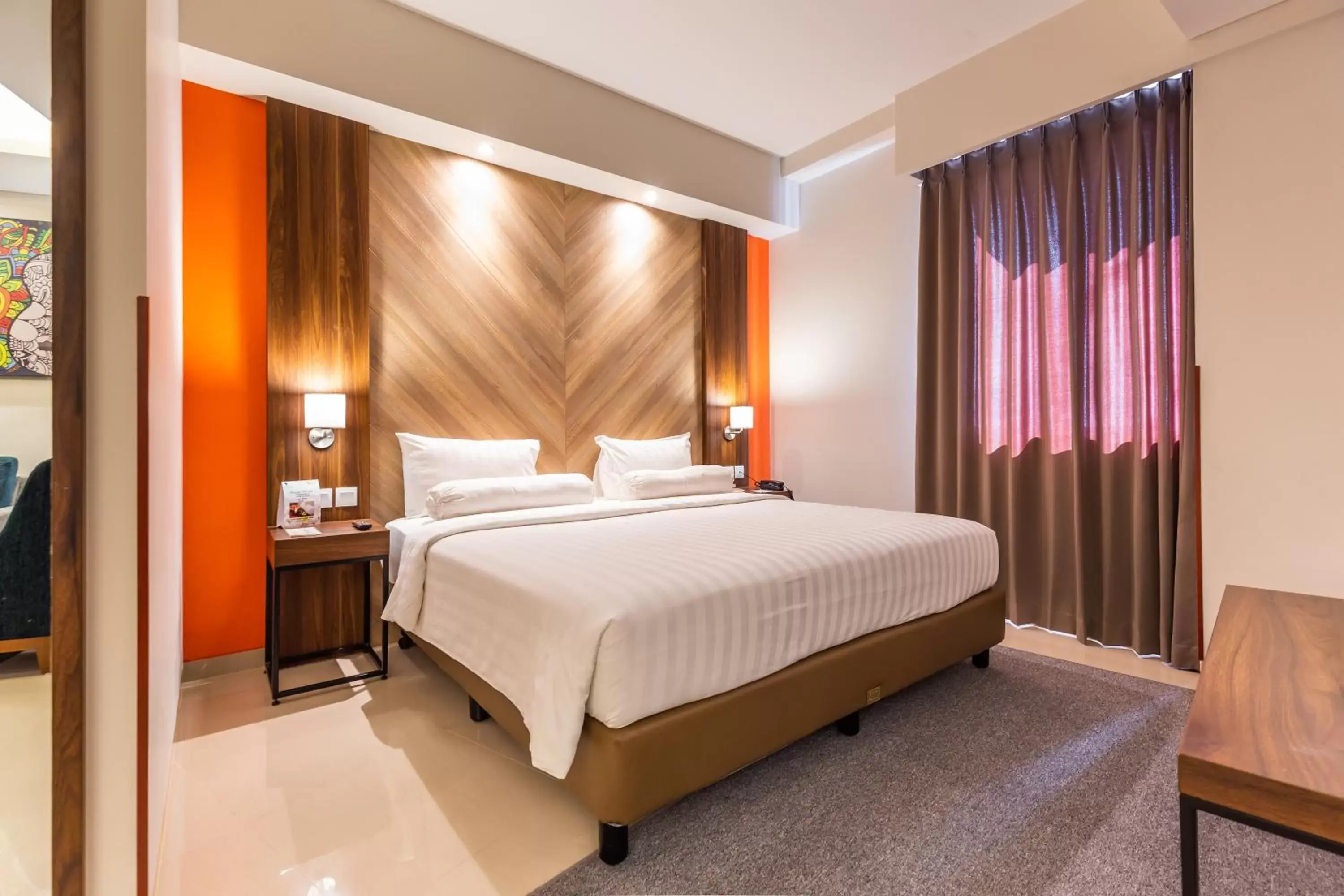 Bed in Great Diponegoro Hotel Surabaya