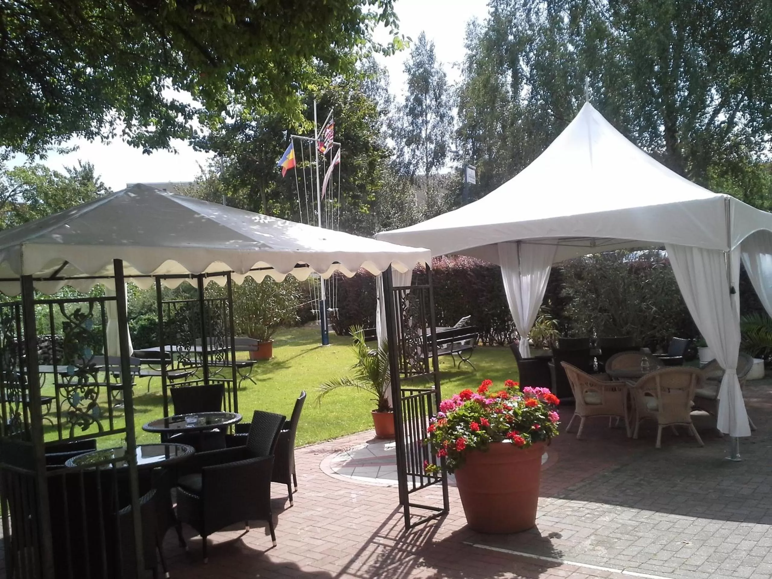 Patio in Hotel Bertramshof