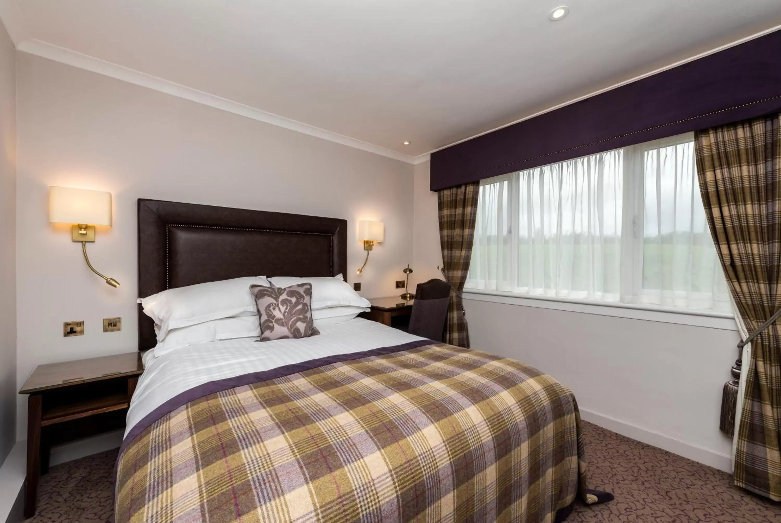 Bed in Macdonald Inchyra Hotel & Spa
