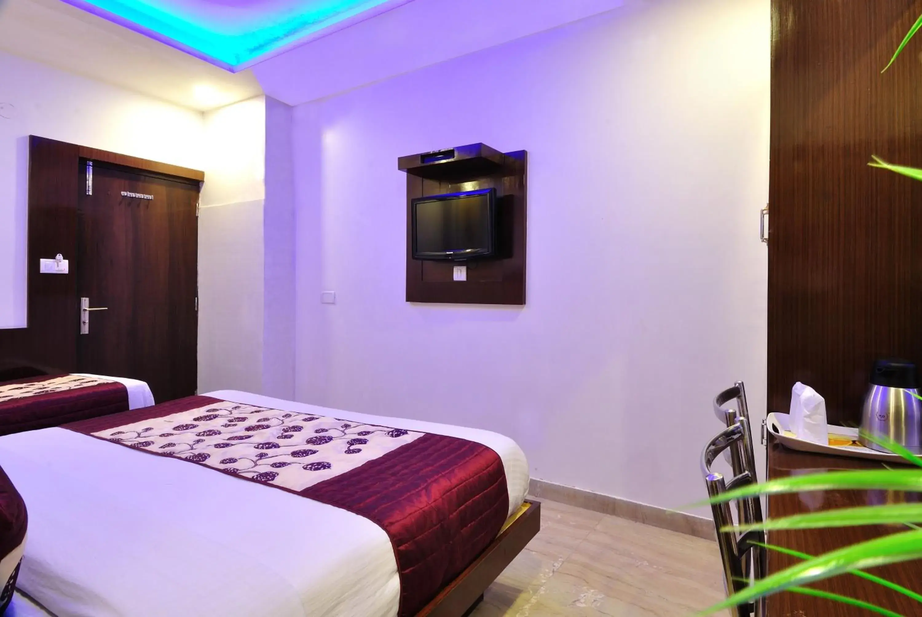 TV and multimedia, Bed in Hotel Nirmal Mahal by Sushant Travels