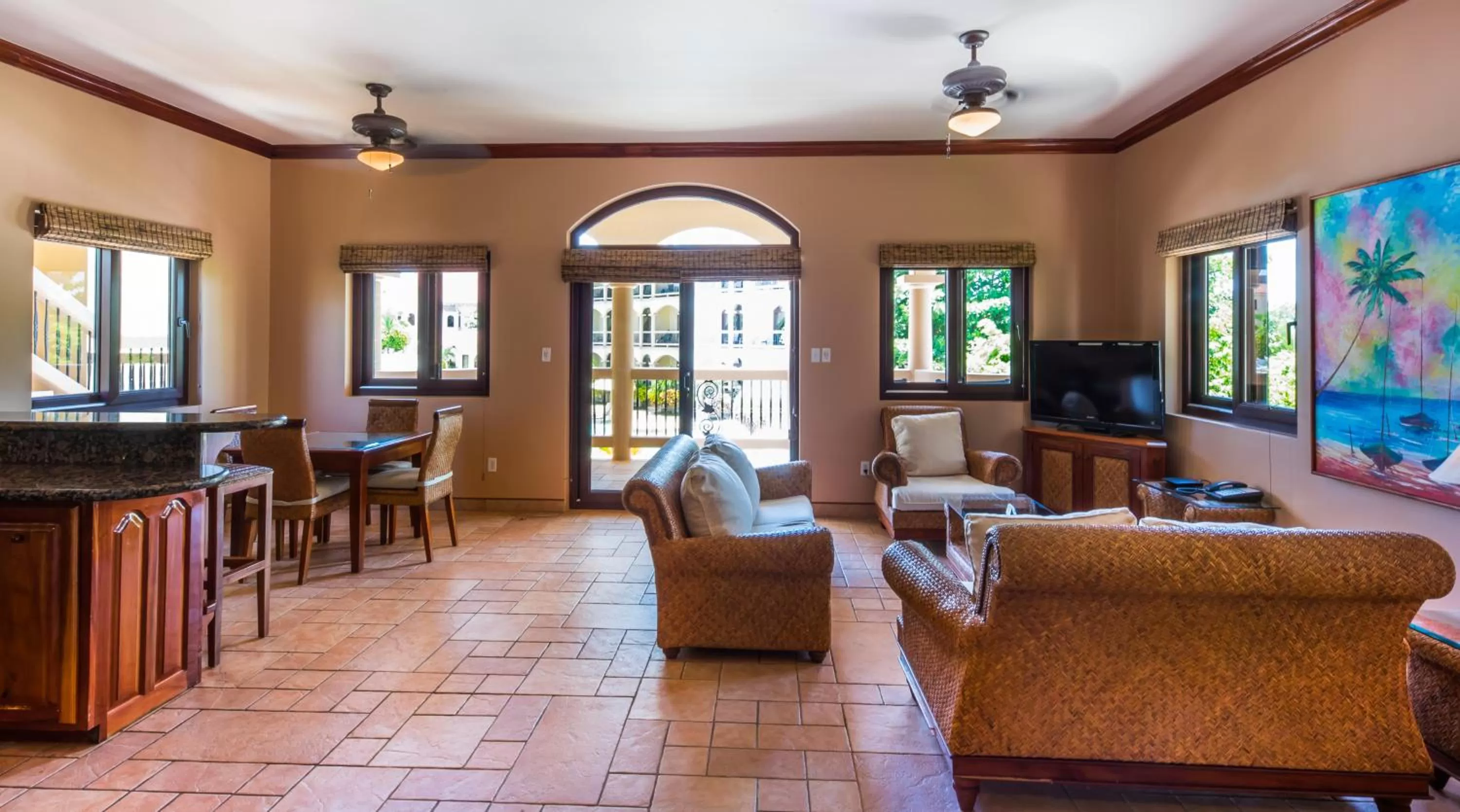 Living room in Coco Beach Resort