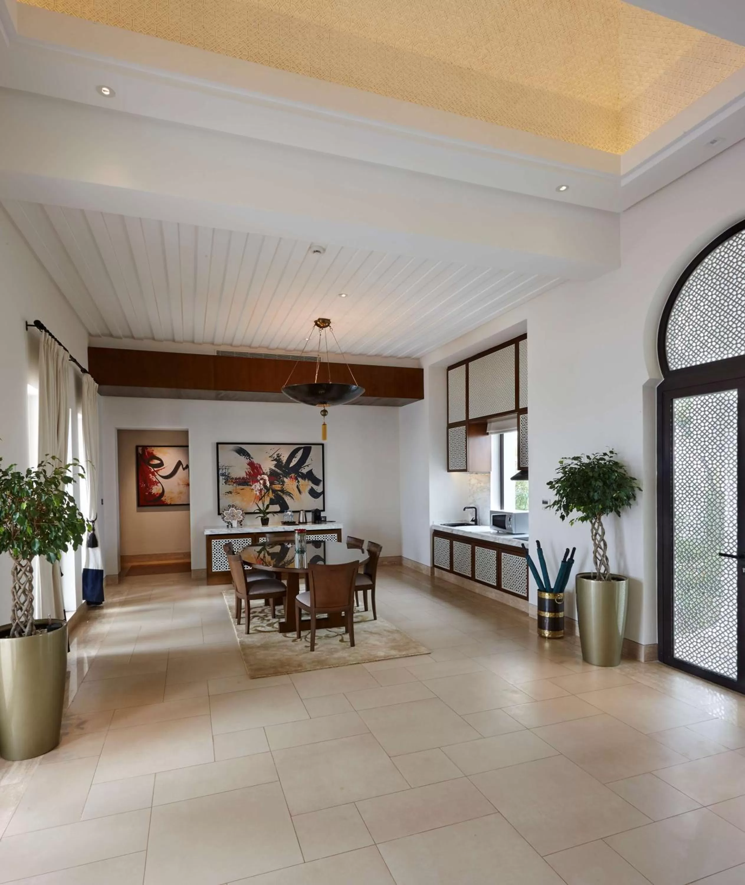 Living room in Banyan Tree Tamouda Bay