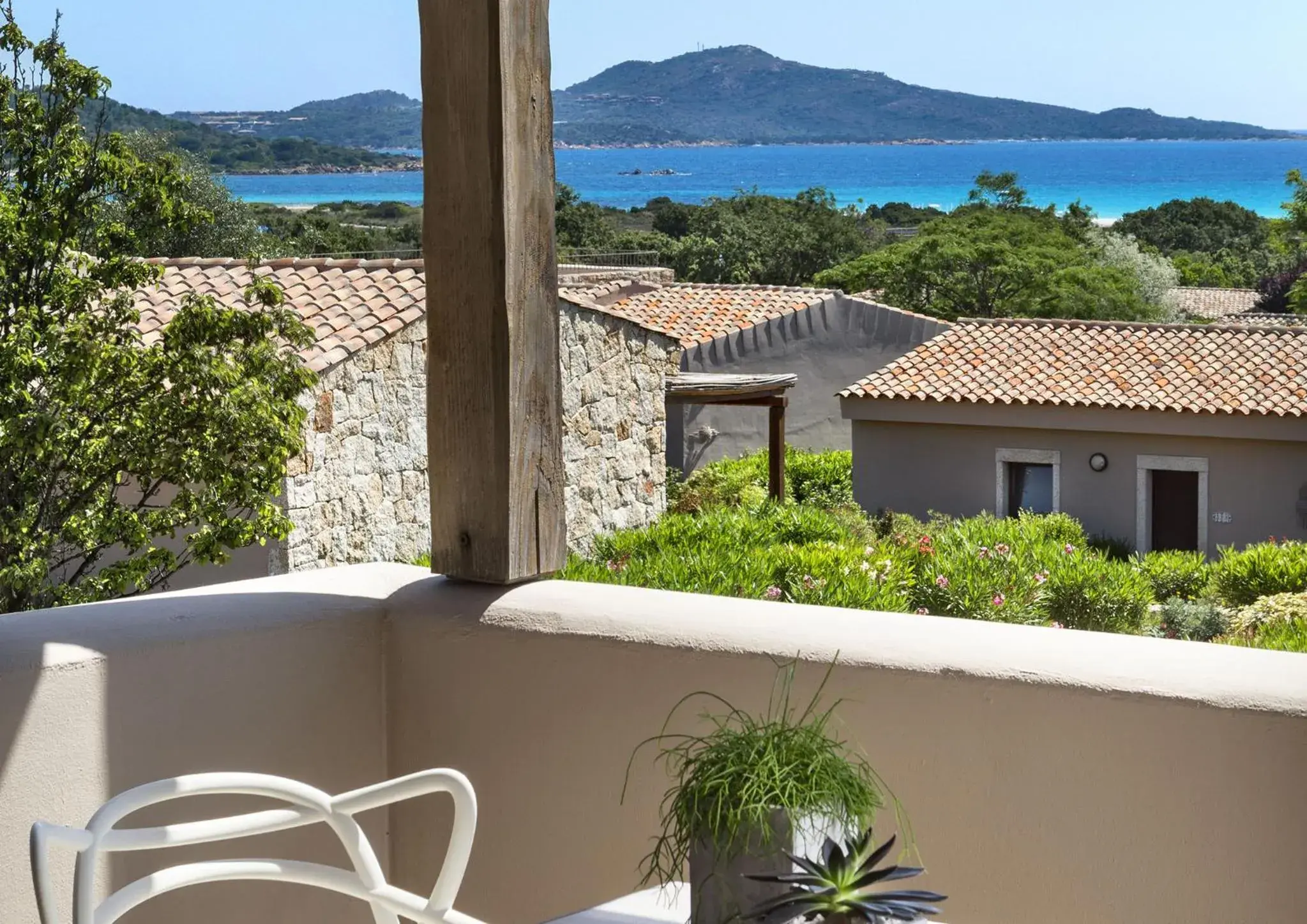 View (from property/room), Balcony/Terrace in Baglioni Resort Sardinia - The Leading Hotels of the World