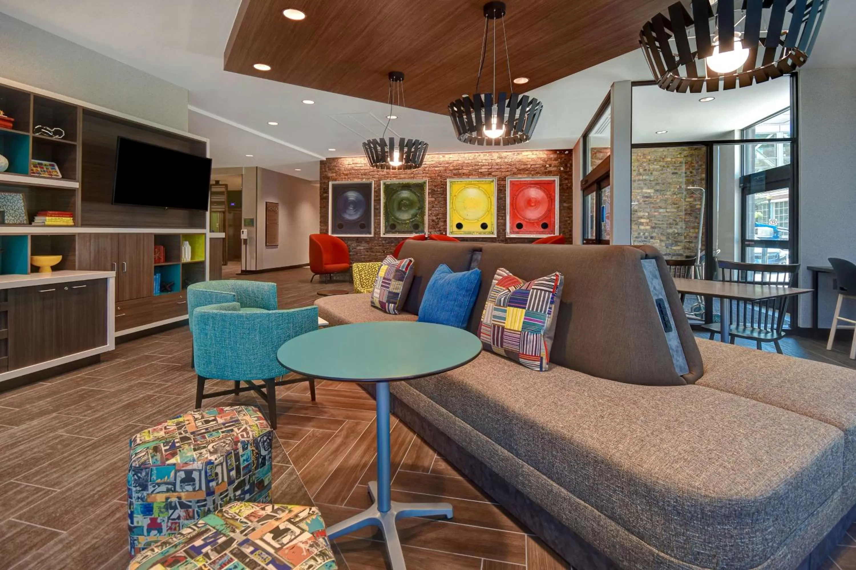 Lobby or reception in Home2 Suites By Hilton Kalamazoo Downtown, Mi