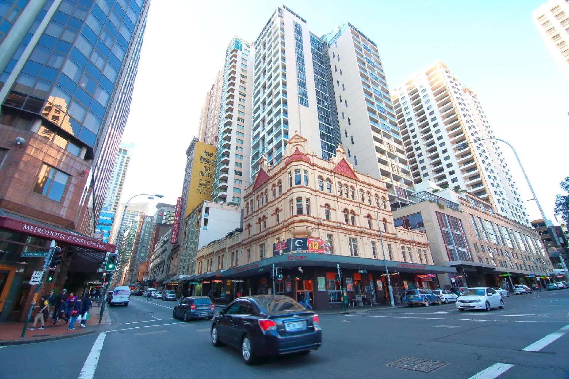 Property building in Sydney Central Inn
