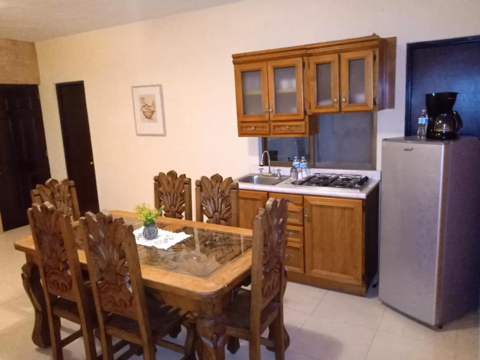 Kitchen/Kitchenette in La Casa Rosa Guanajuato