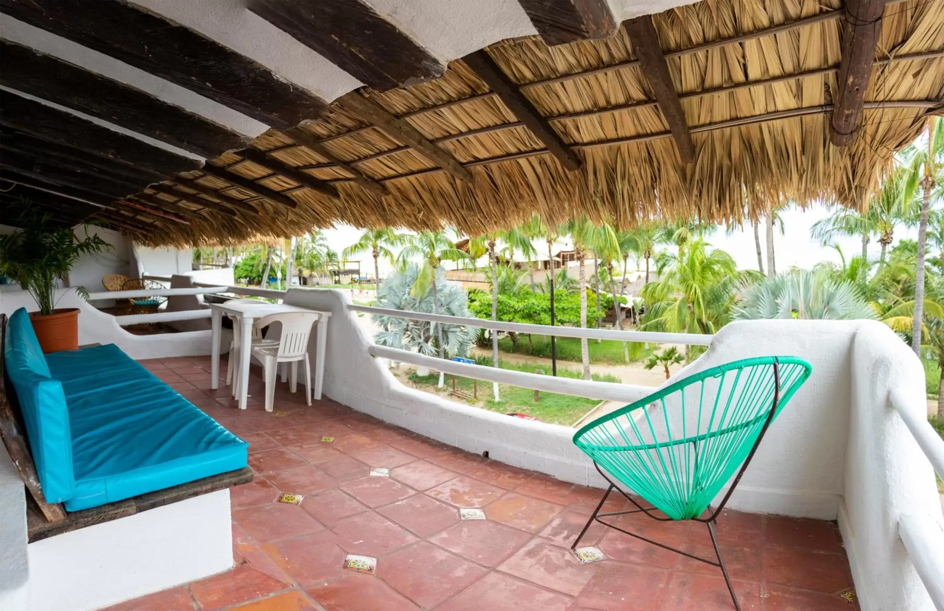 Balcony/Terrace in Hotel Bungalows Acuario