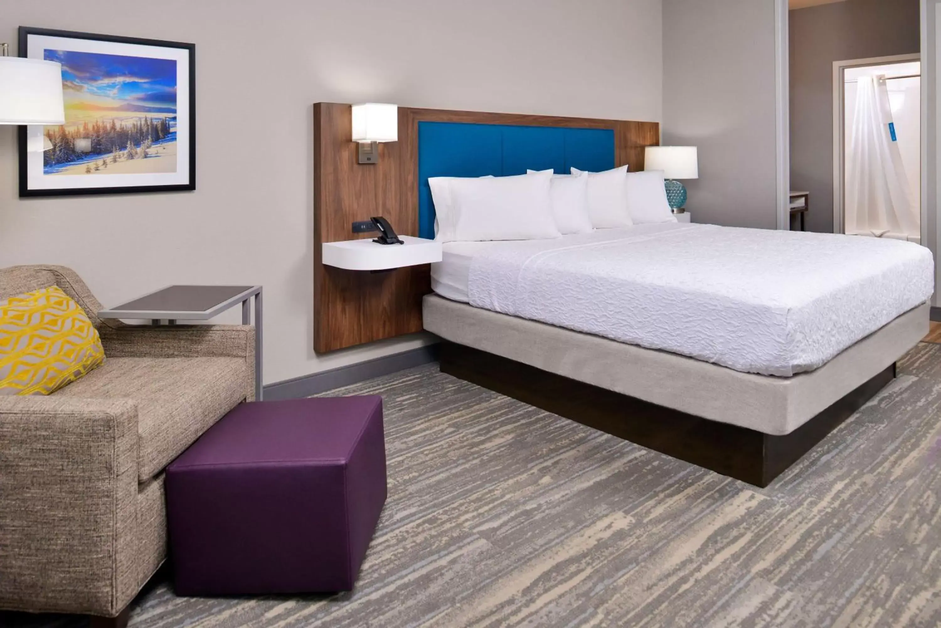 Bed in Hampton Inn & Suites Boise/Spectrum