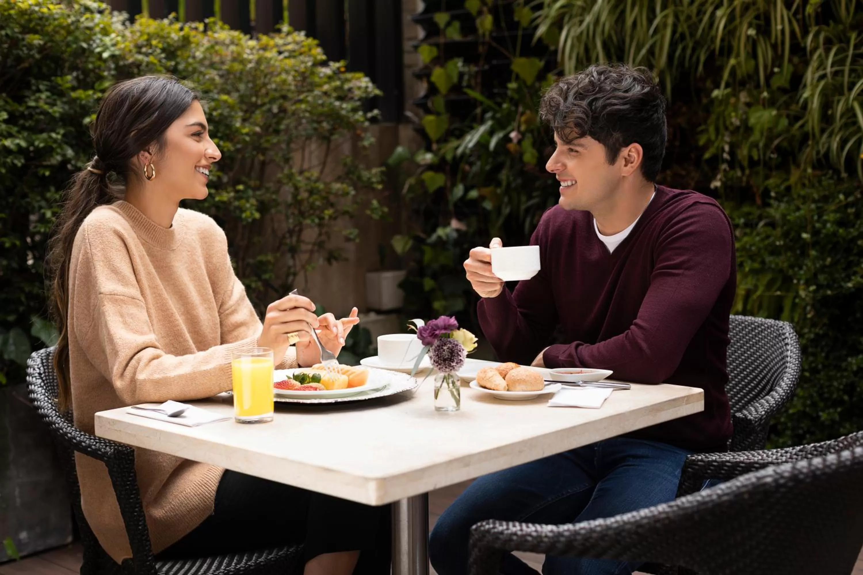 Patio in bs Rosales Hotel