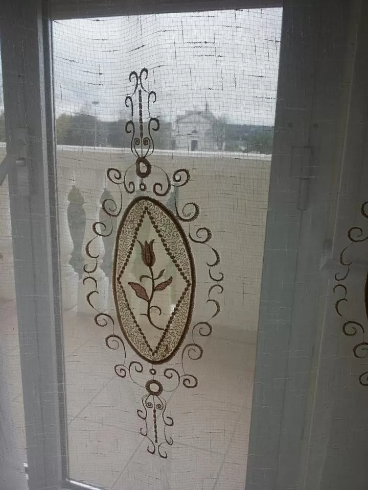 Decorative detail in Punto Verde