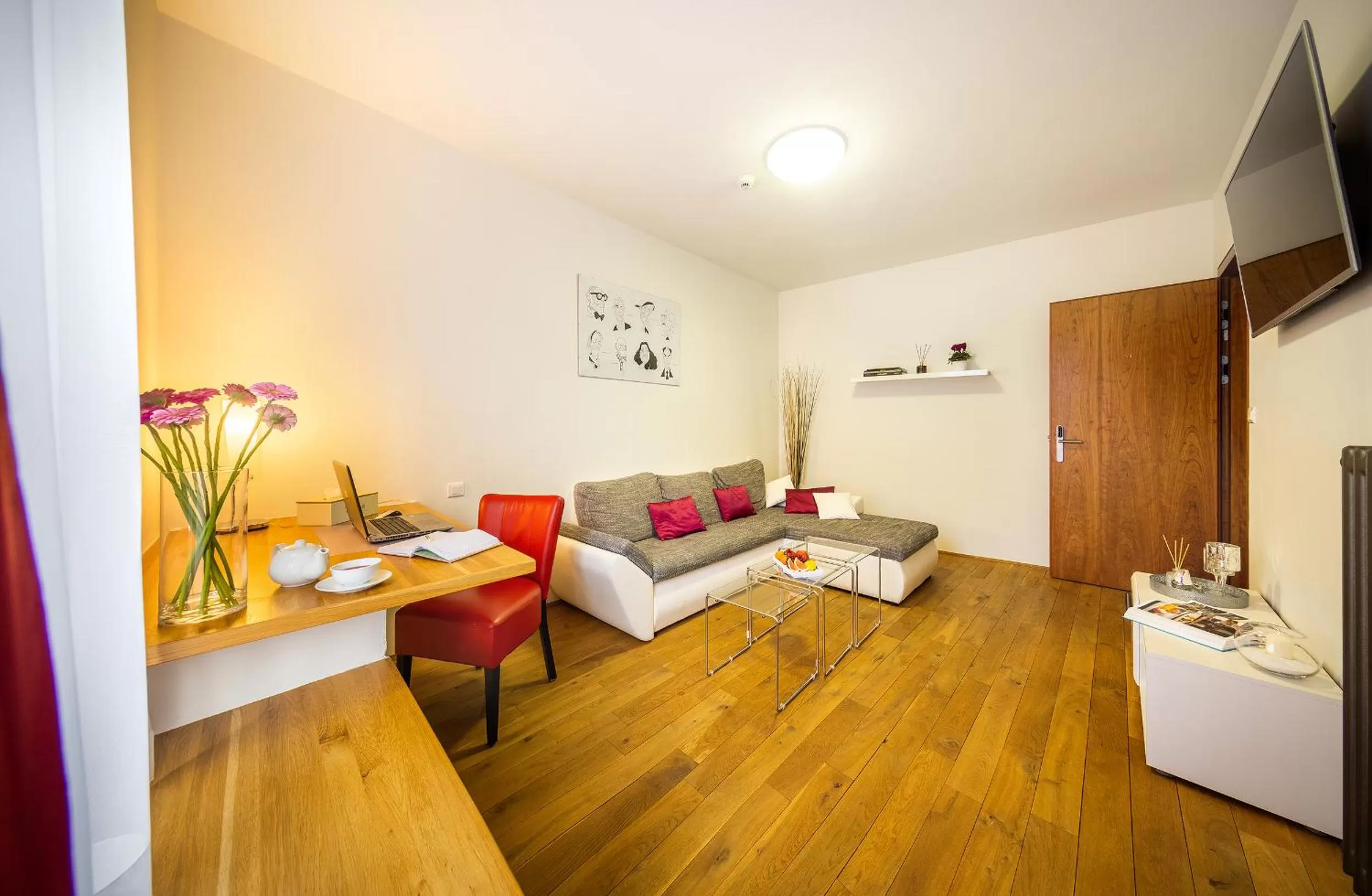 Living room in Bellevue Hotel Benešov