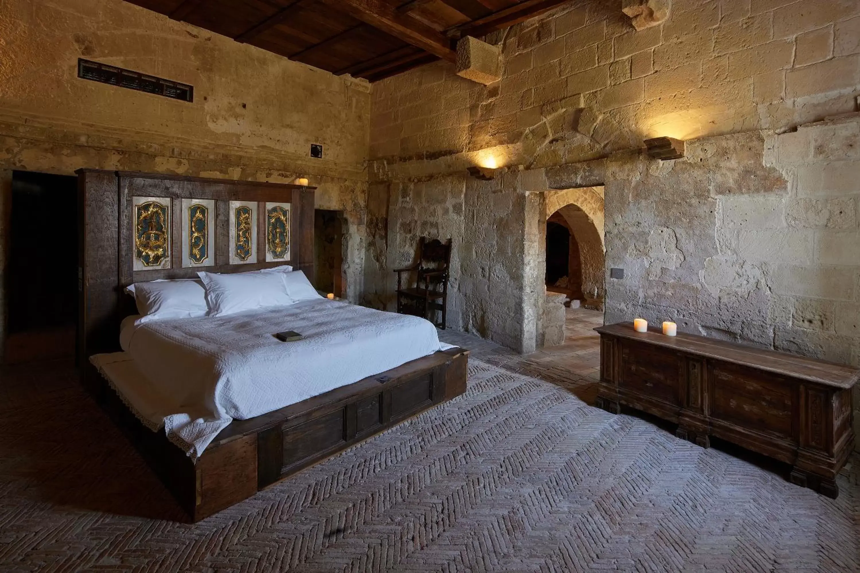 Bed in Sextantio Le Grotte Della Civita