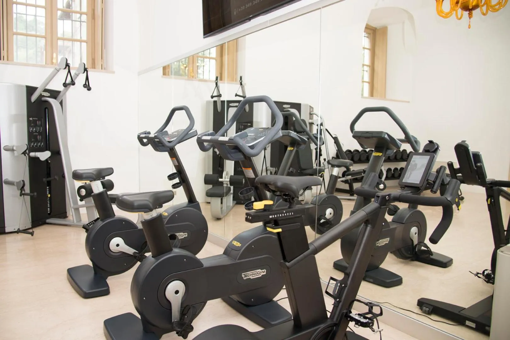 Fitness centre/facilities in Villa Fenaroli Palace Hotel