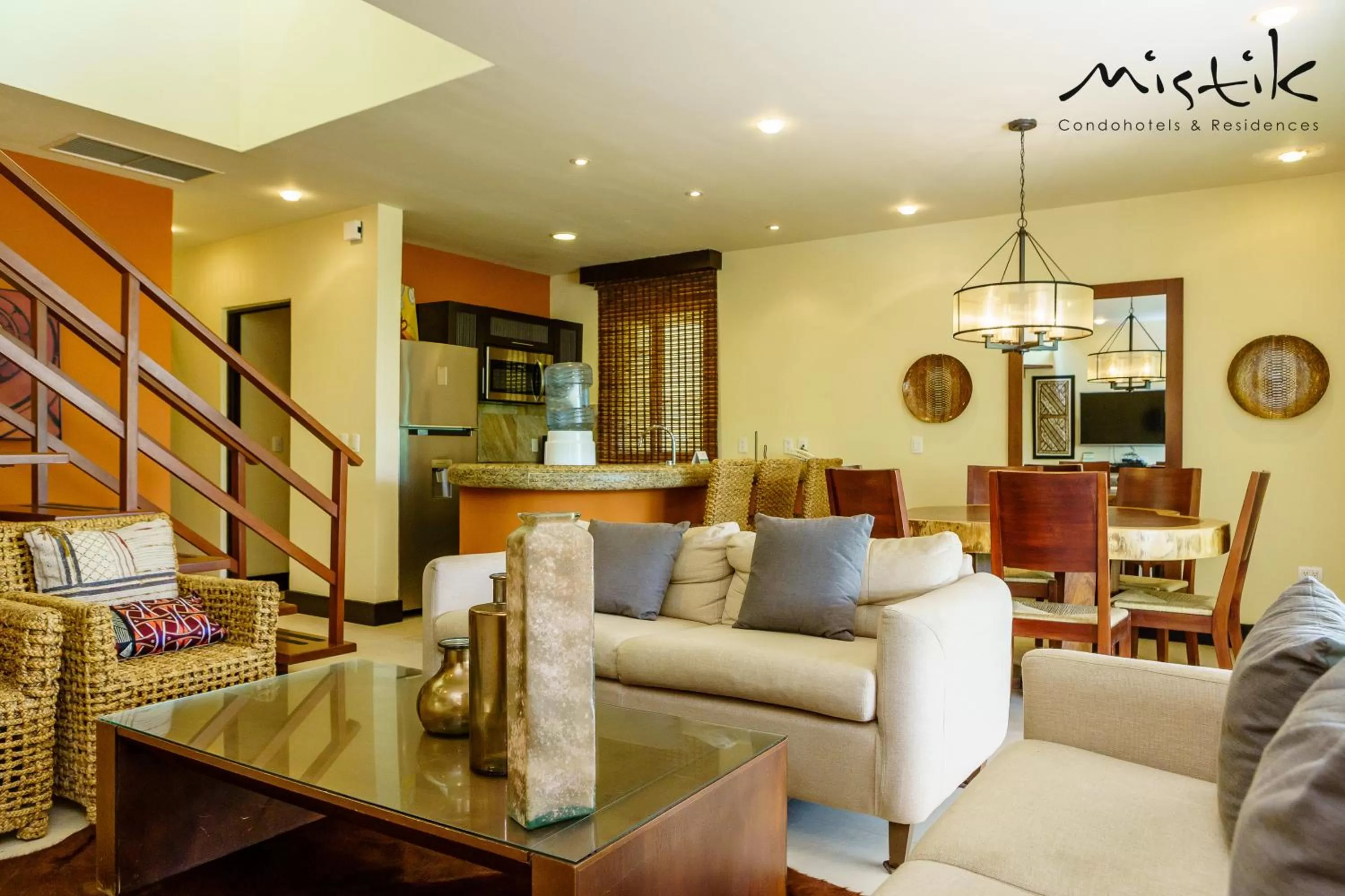 Living room in Pueblito Escondido by Mistik Vacation Rentals