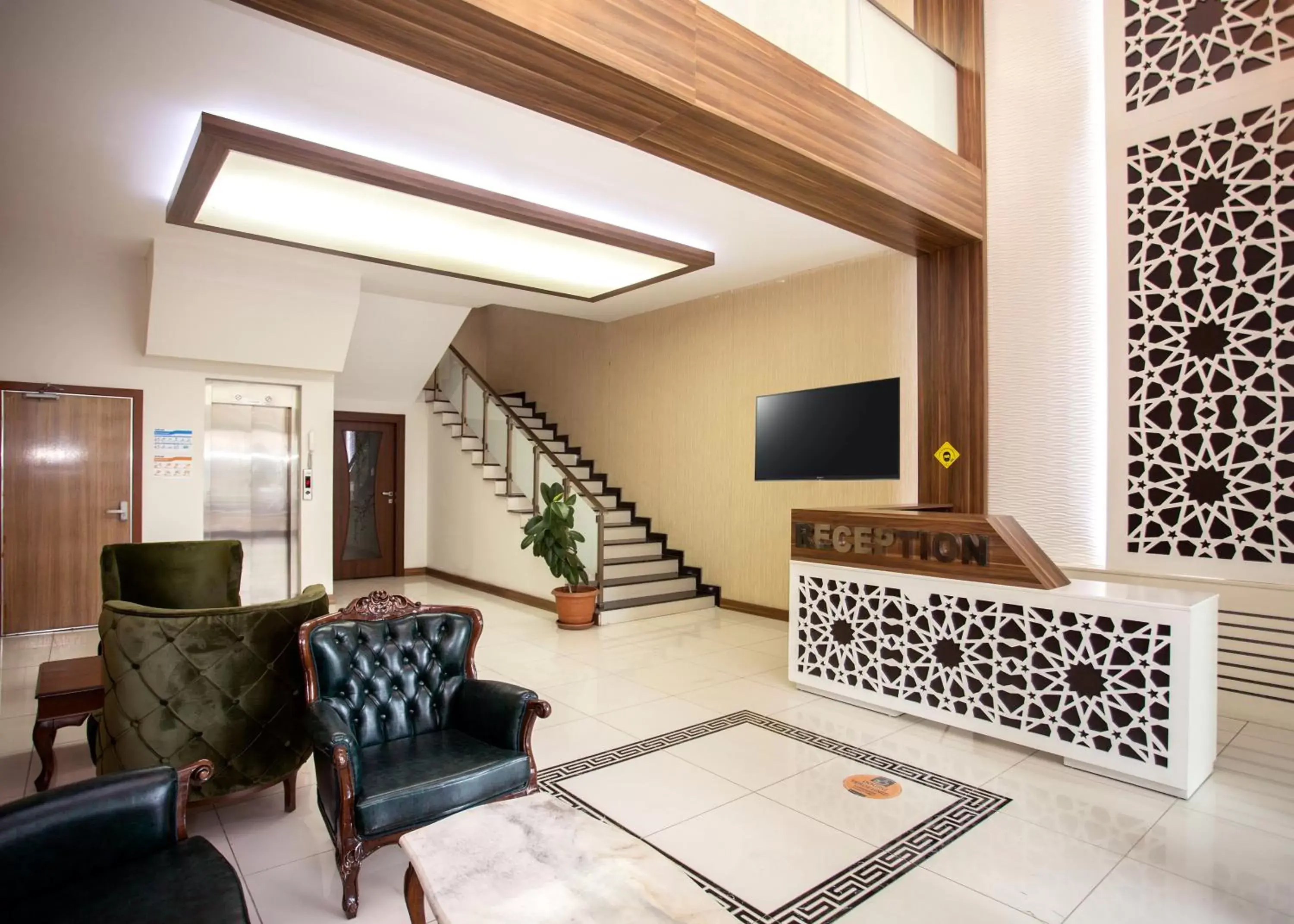 Lobby or reception in Türkler Suite Hotel Lobby or reception in Türkler Suite Hotel