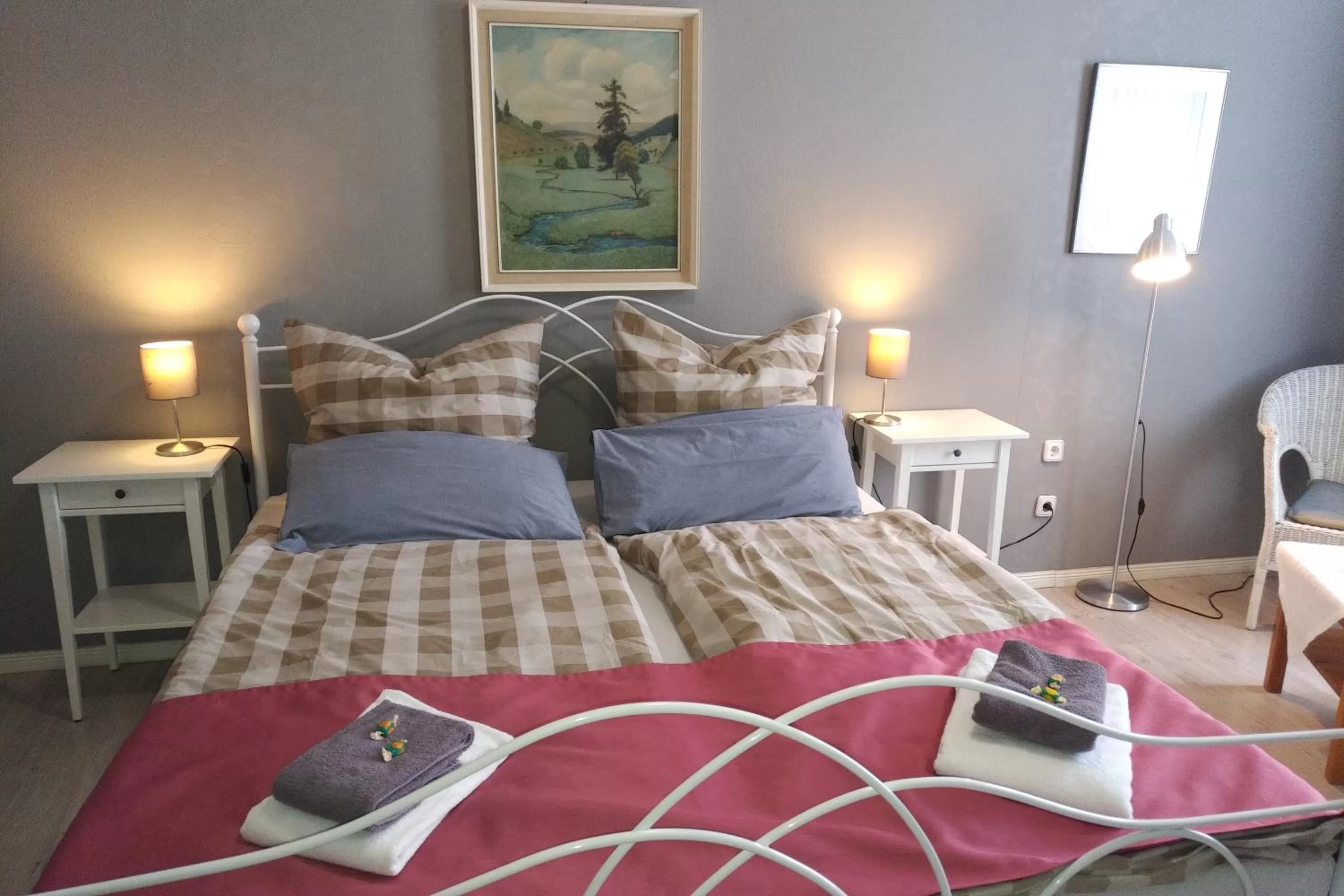 Bedroom in Hoffmanns Holsteinisches Haus