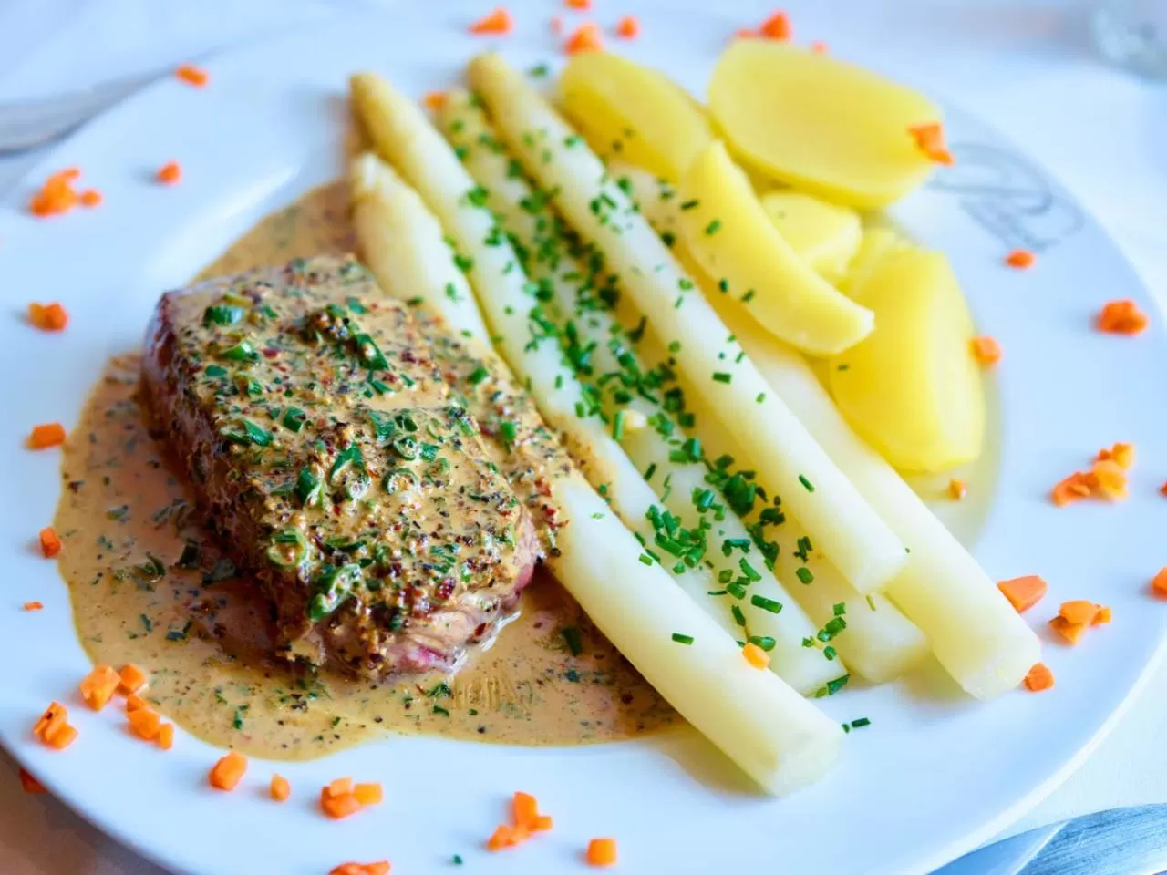 Food close-up in Gasthof-Hotel Pietsch