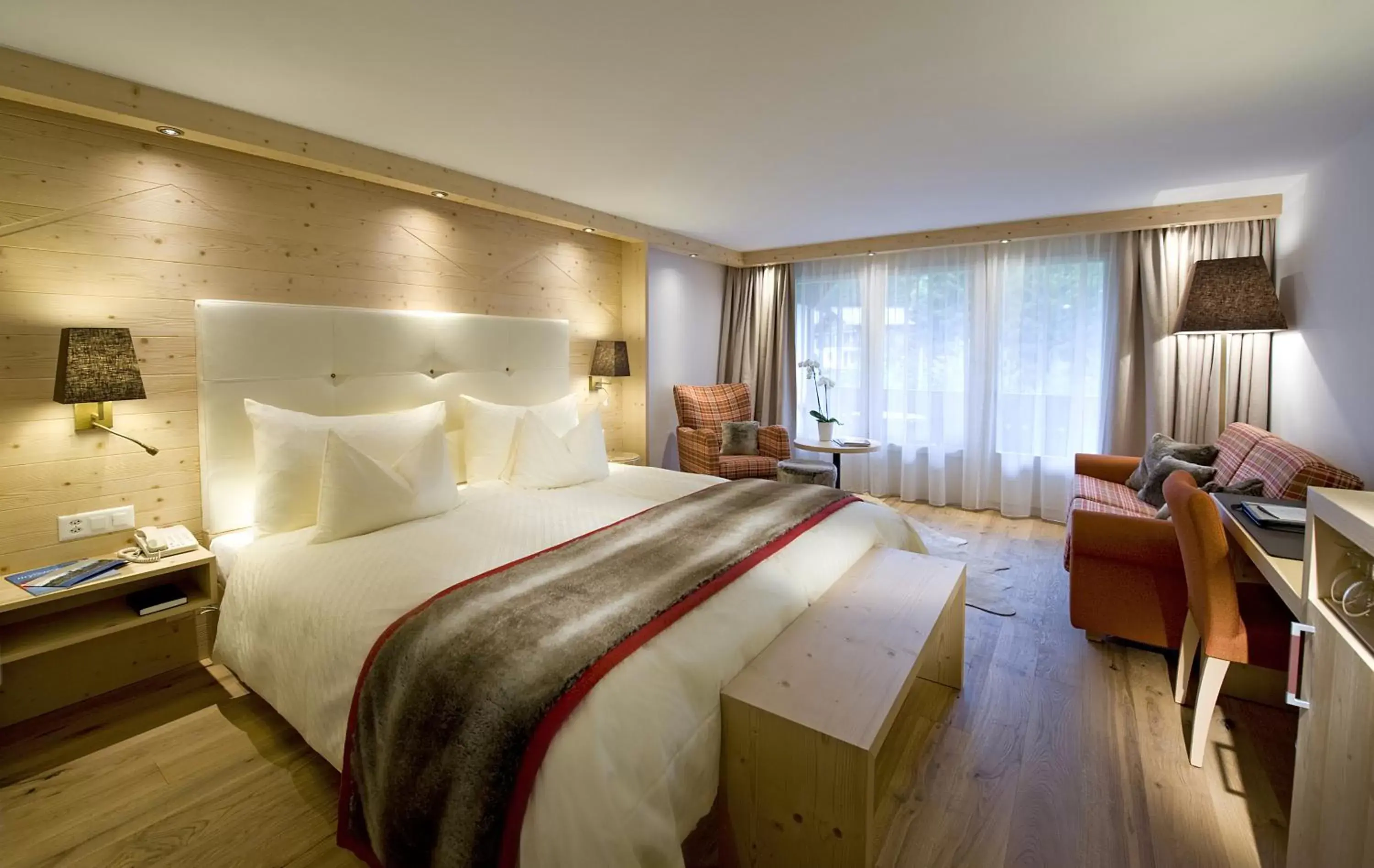 Double Room Relax in GOLFHOTEL Les Hauts de Gstaad & SPA