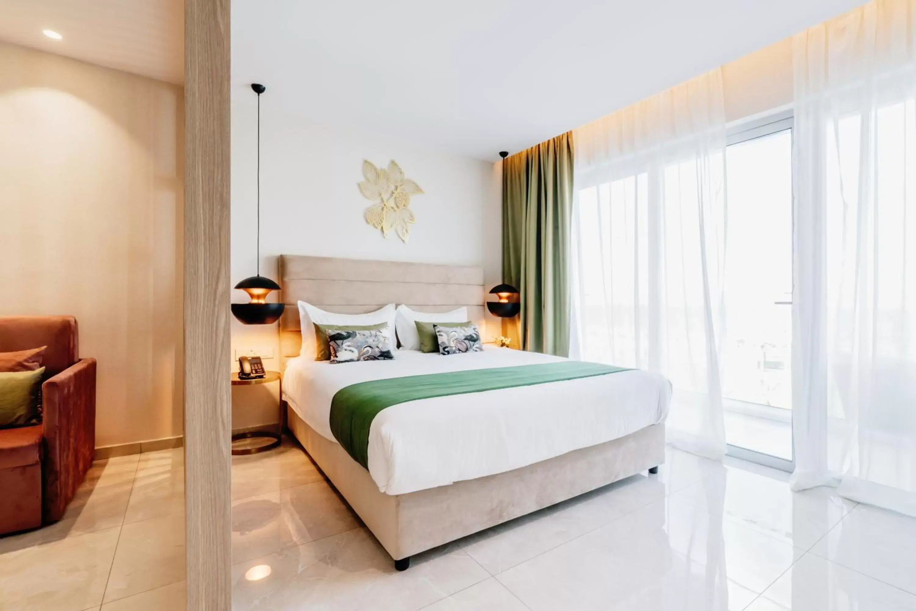 Bed in At Herbal Boutique Hotel & Spa