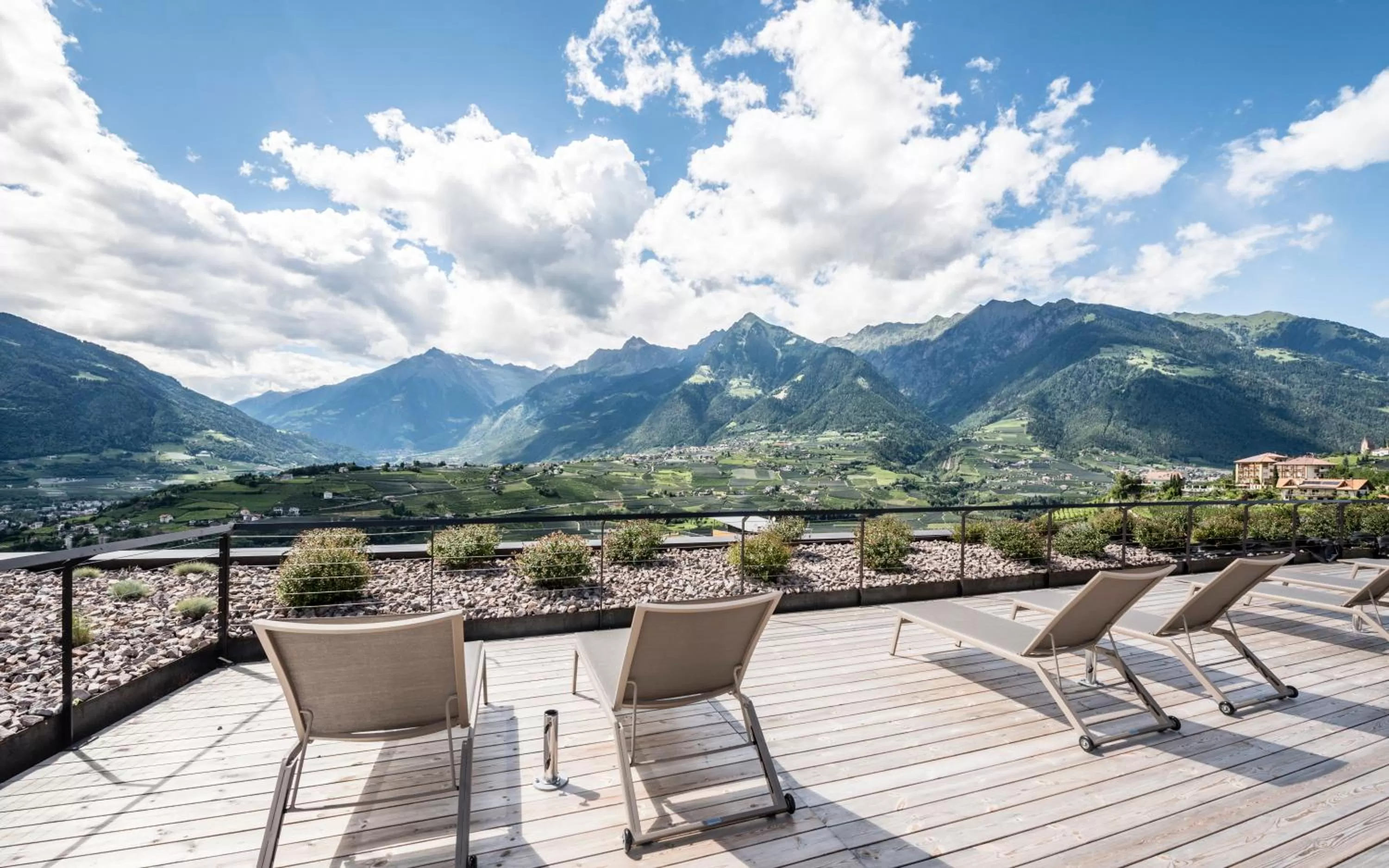 Mountain view in Hotel Rosengarten (Schenna Resort)