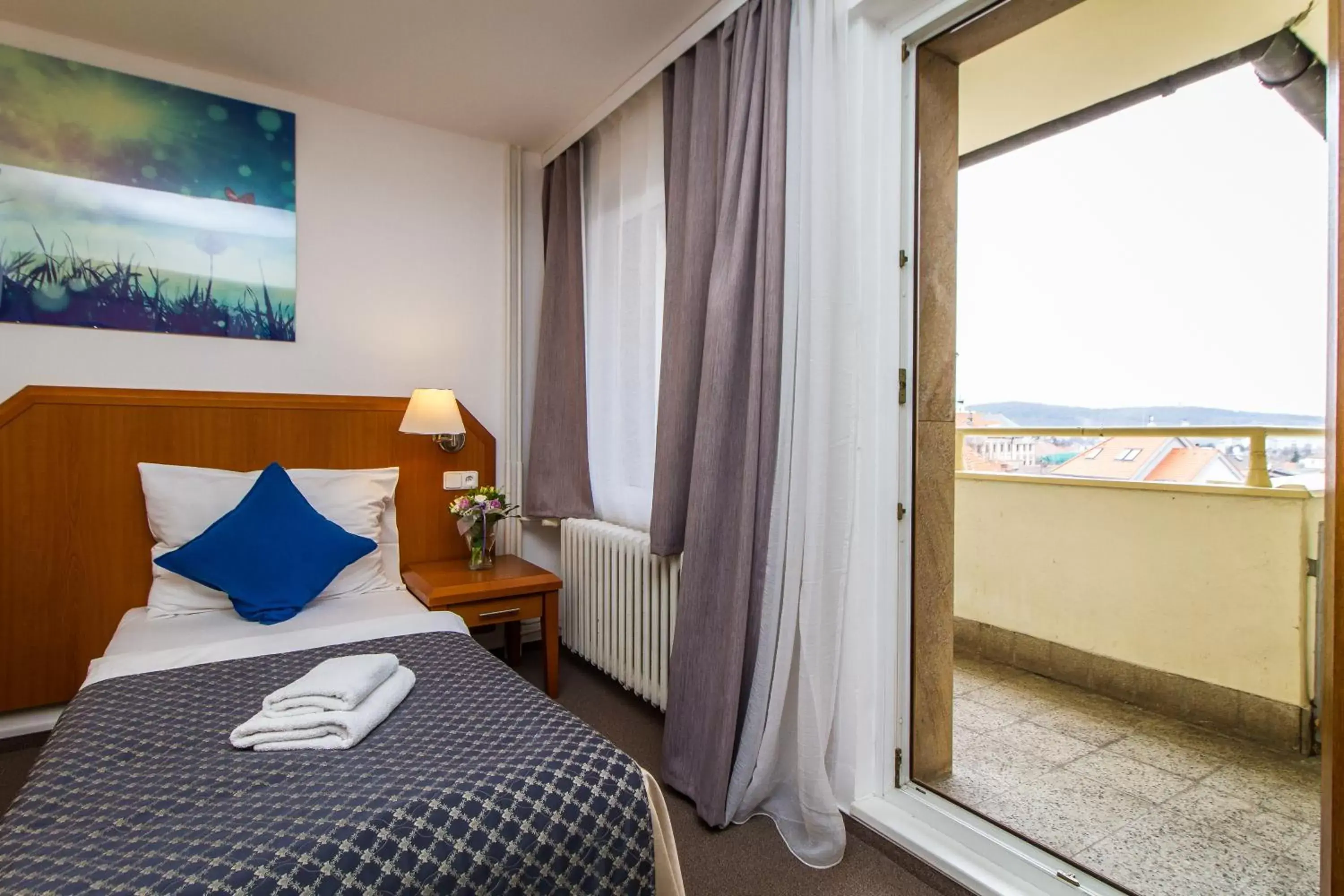 Bed in LH Hotel Mědínek Old Town Bed in LH Hotel Mědínek Old Town