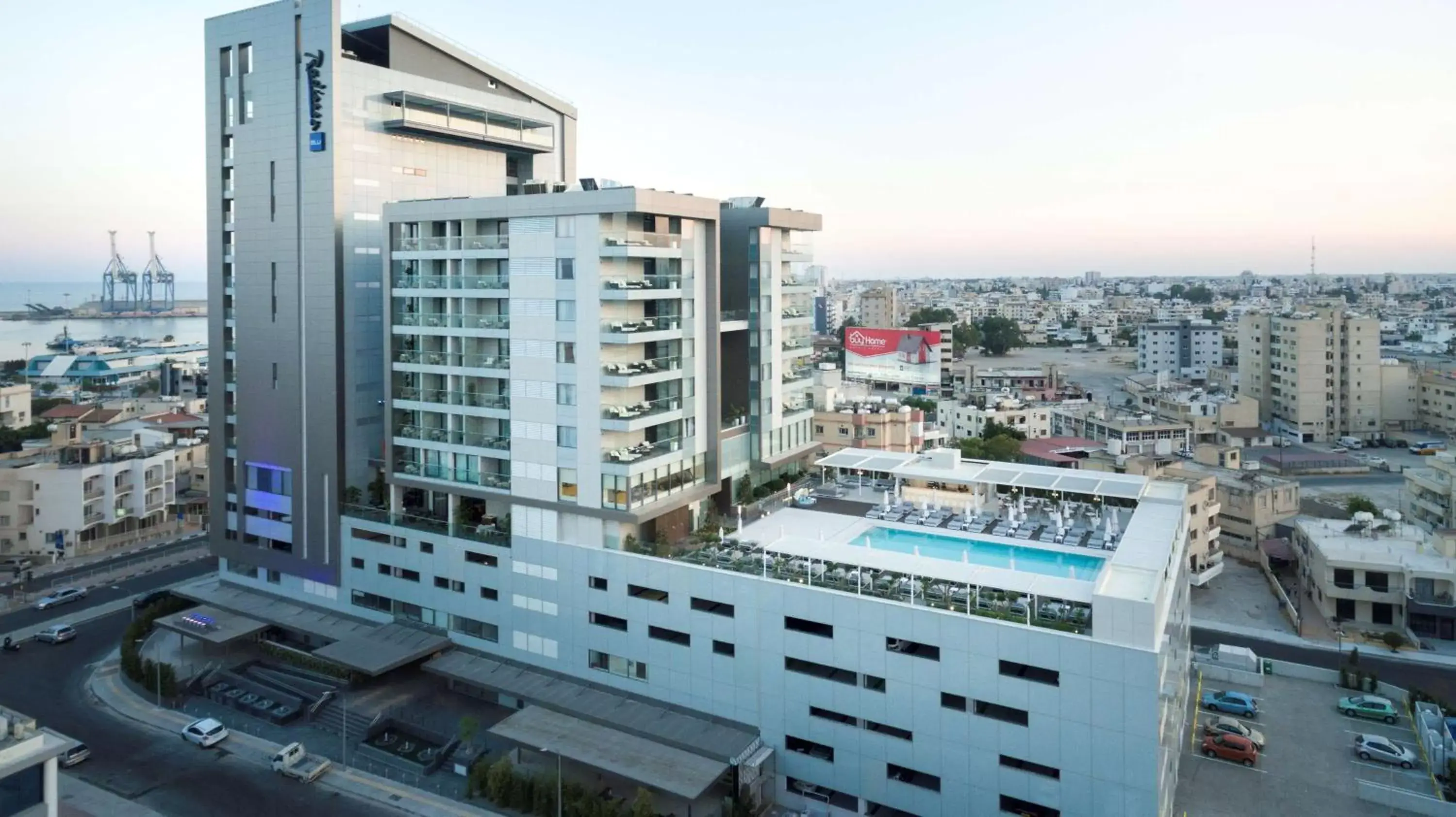 Property building in Radisson Blu Hotel, Larnaca