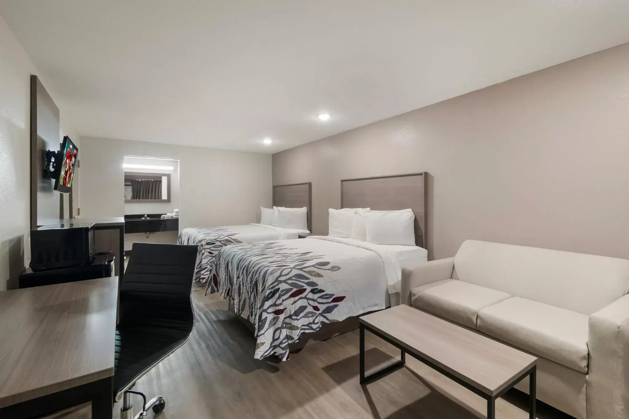 Bedroom, Bed in Red Roof Inn & Conference Center McKinney Bedroom, Bed in Red Roof Inn & Conference Center McKinney