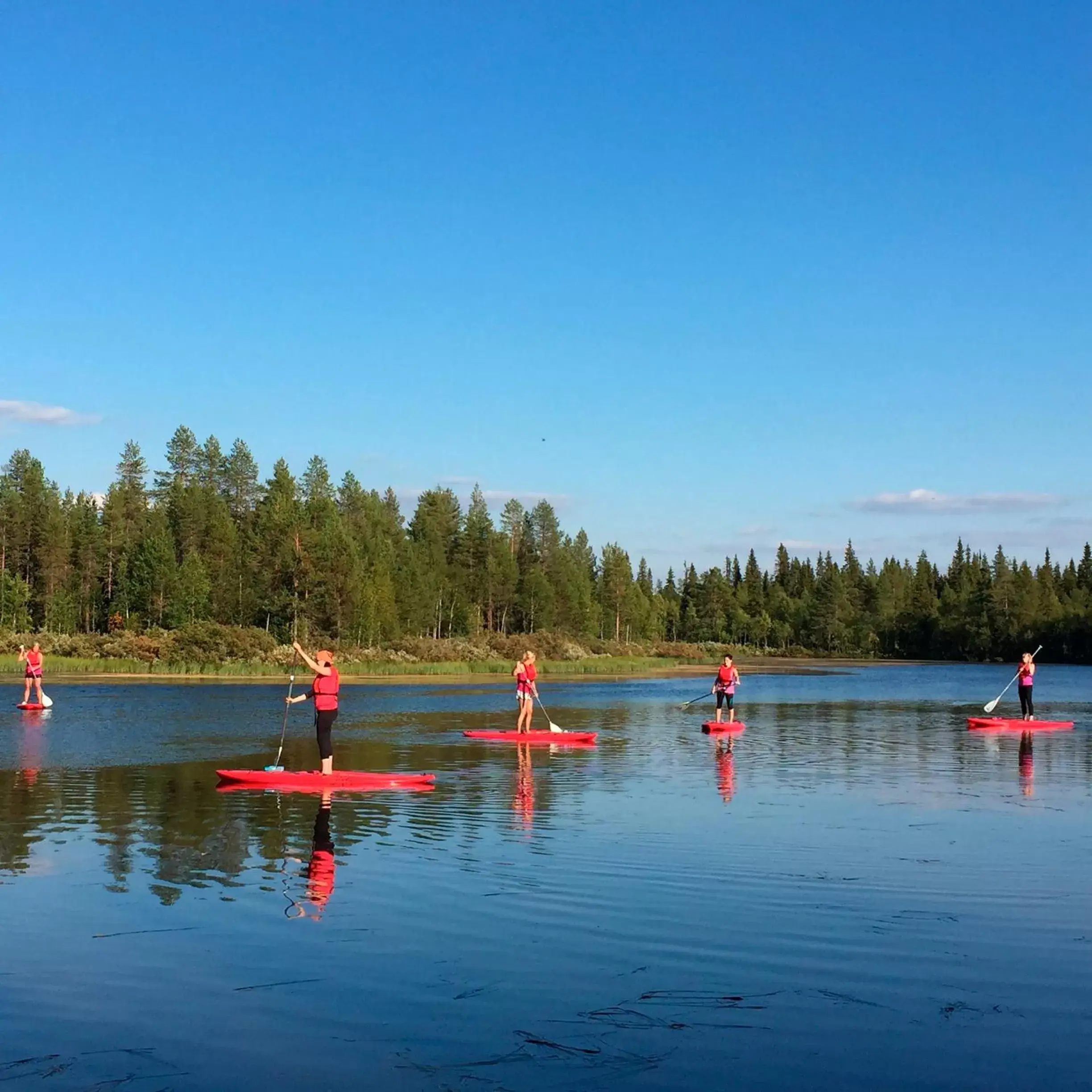 People in Holiday Club Kuusamon Tropiikki