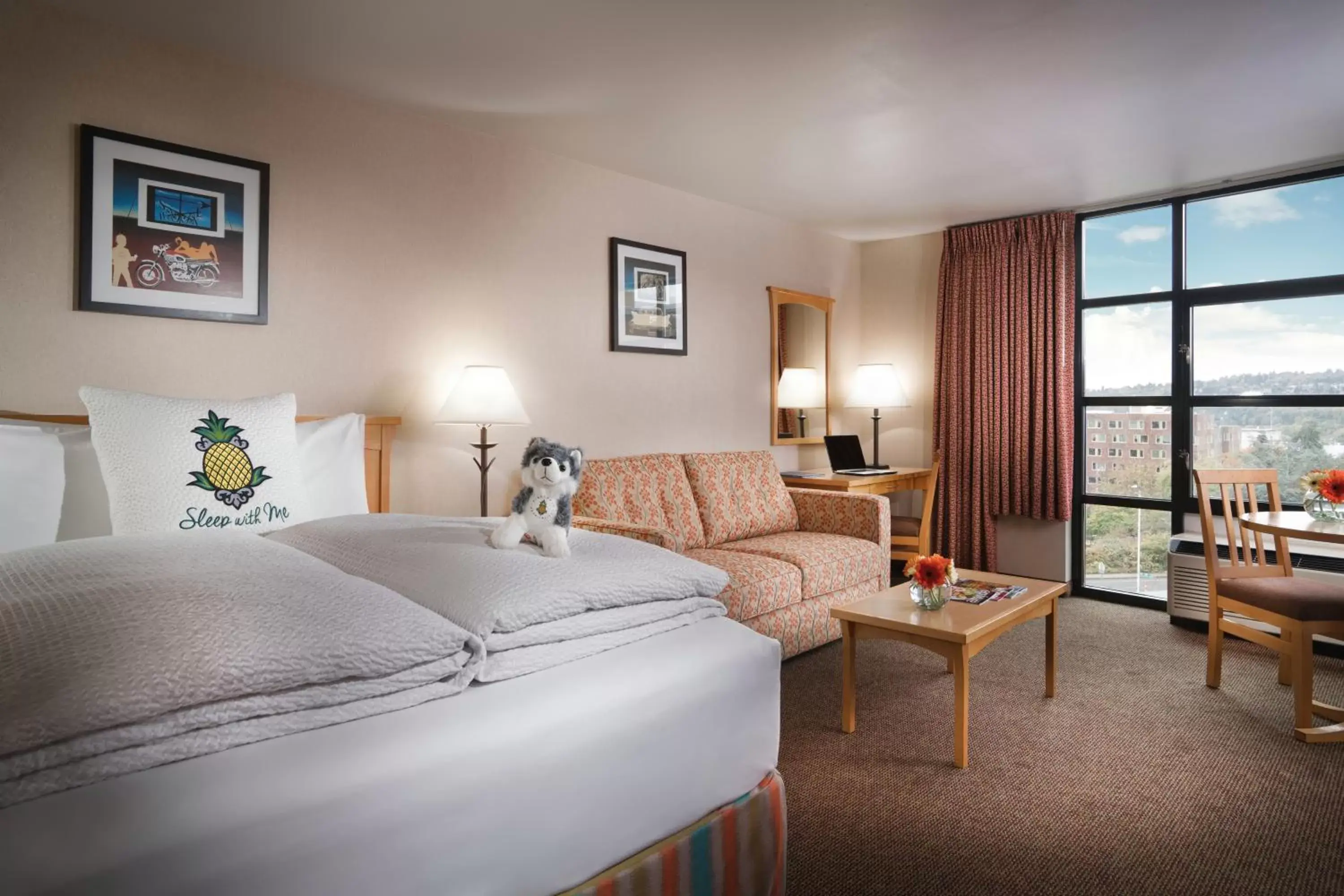 Photo of the whole room, Bed in Staypineapple, University Inn, University District Seattle Photo of the whole room, Bed in Staypineapple, University Inn, University District Seattle