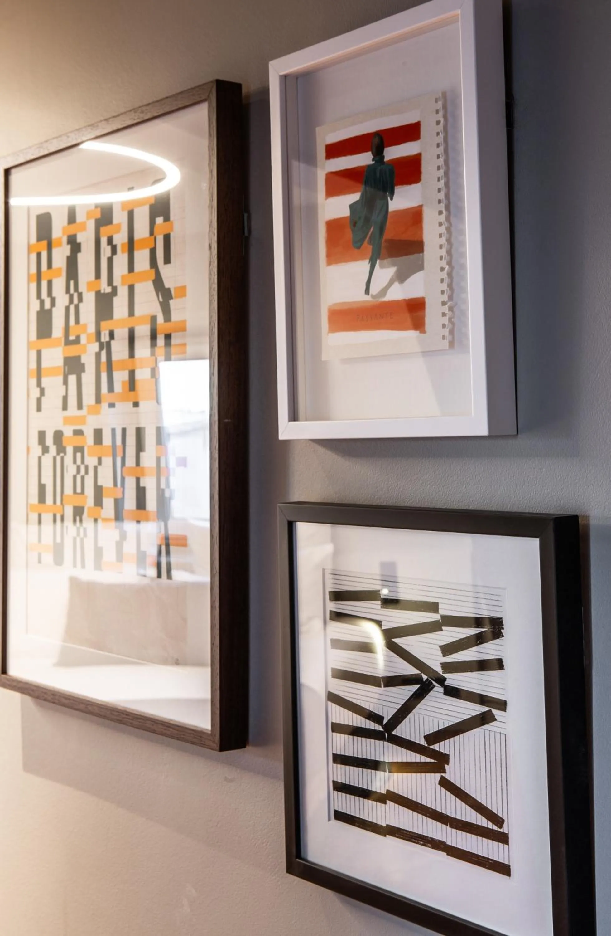 Decorative detail in ibis Styles Paris Gare du Nord TGV