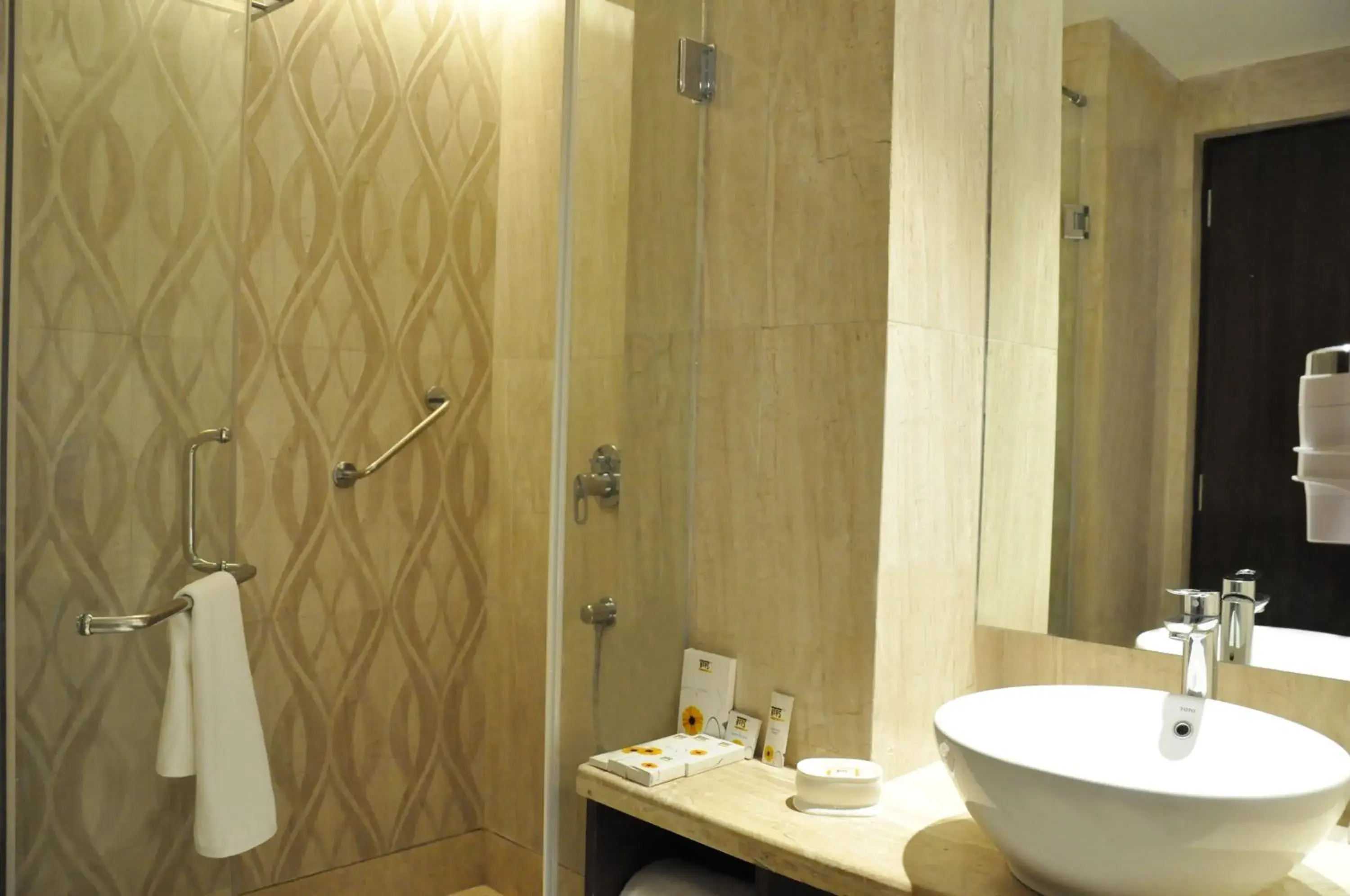 Shower, Bathroom in Hotel Marigold- Sitapura
