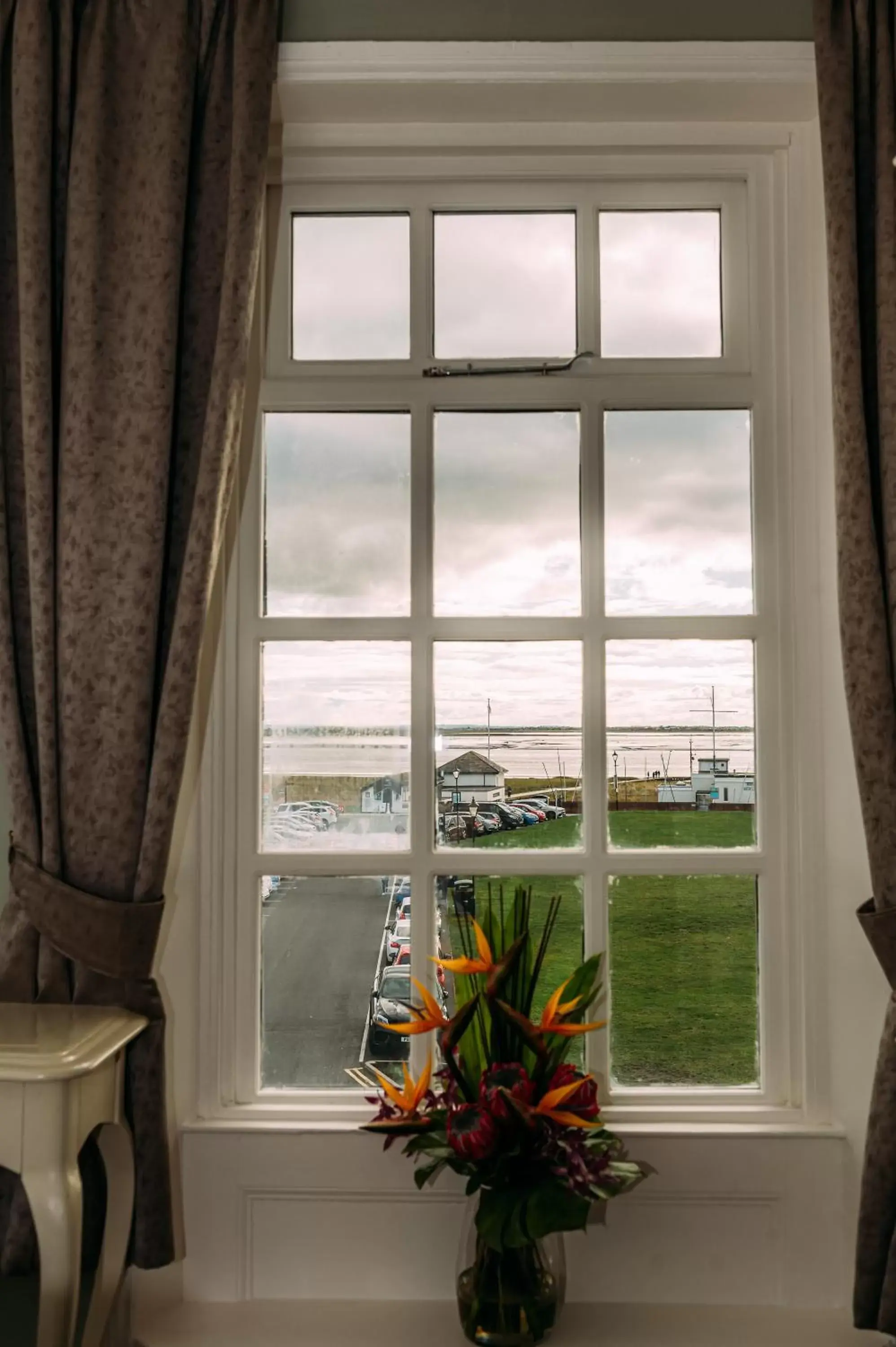 Sea view, View in The Queens Hotel