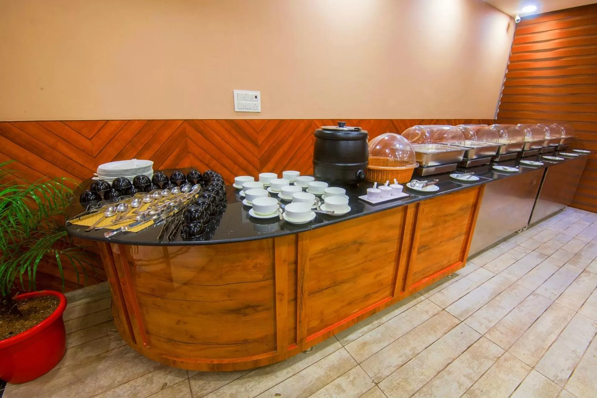 Buffet breakfast in Shivaay Morex- A Vegetarian Hotel