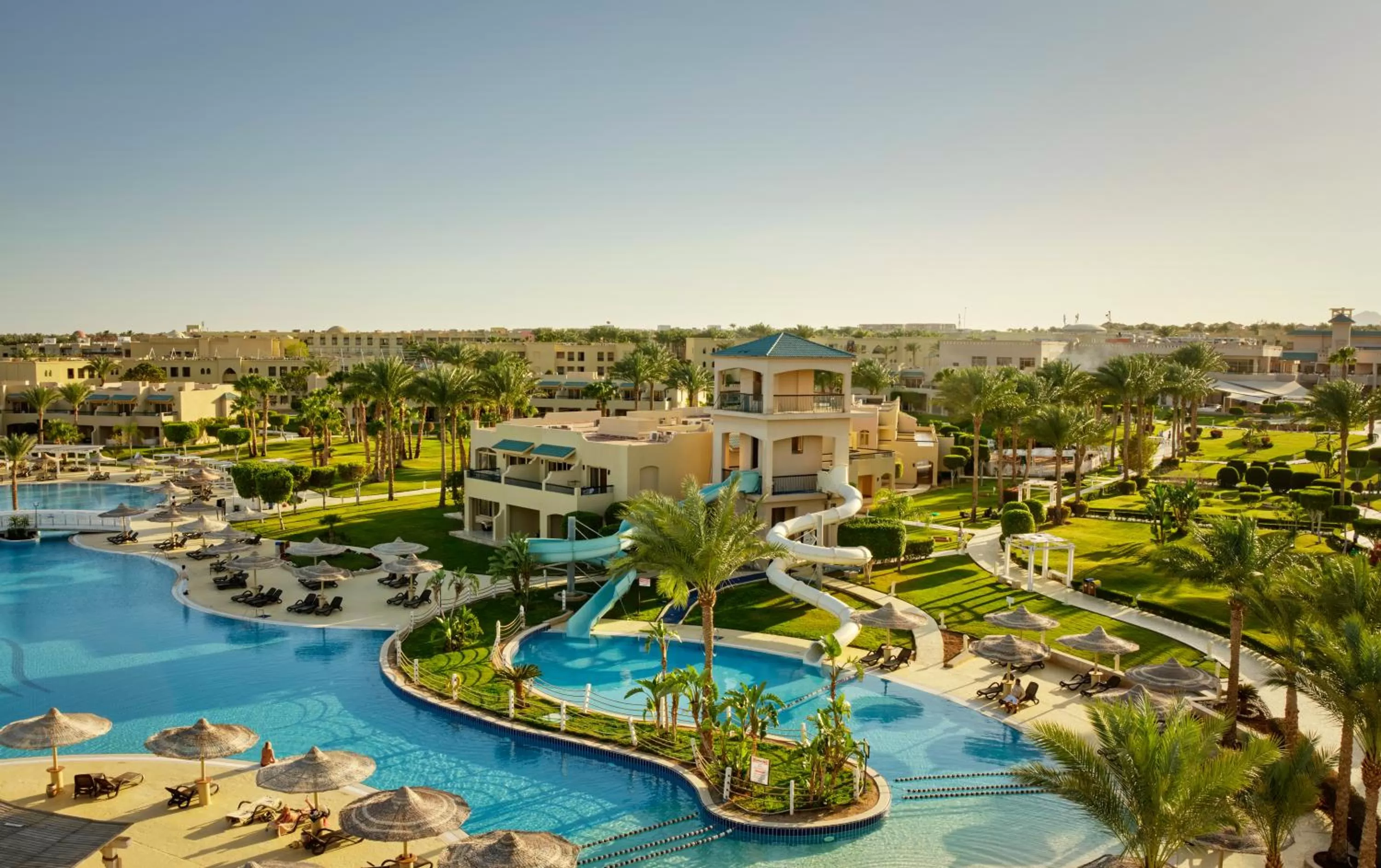 Pool view in Coral Sea Holiday Resort & Aqua Park